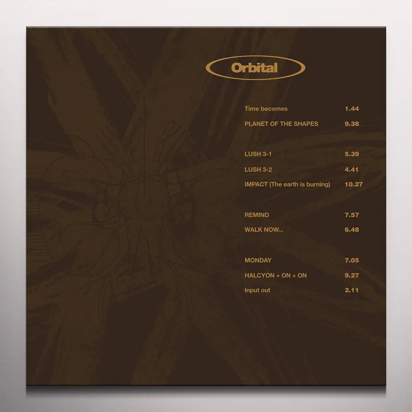 ORBITAL (BROWN ALBUM) Vinyl Record