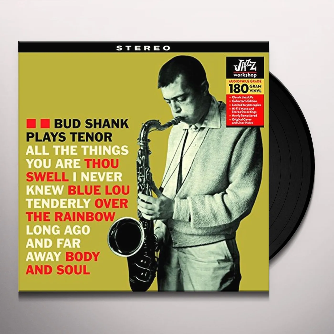 Bud Shank PLAY TENOR Vinyl Record