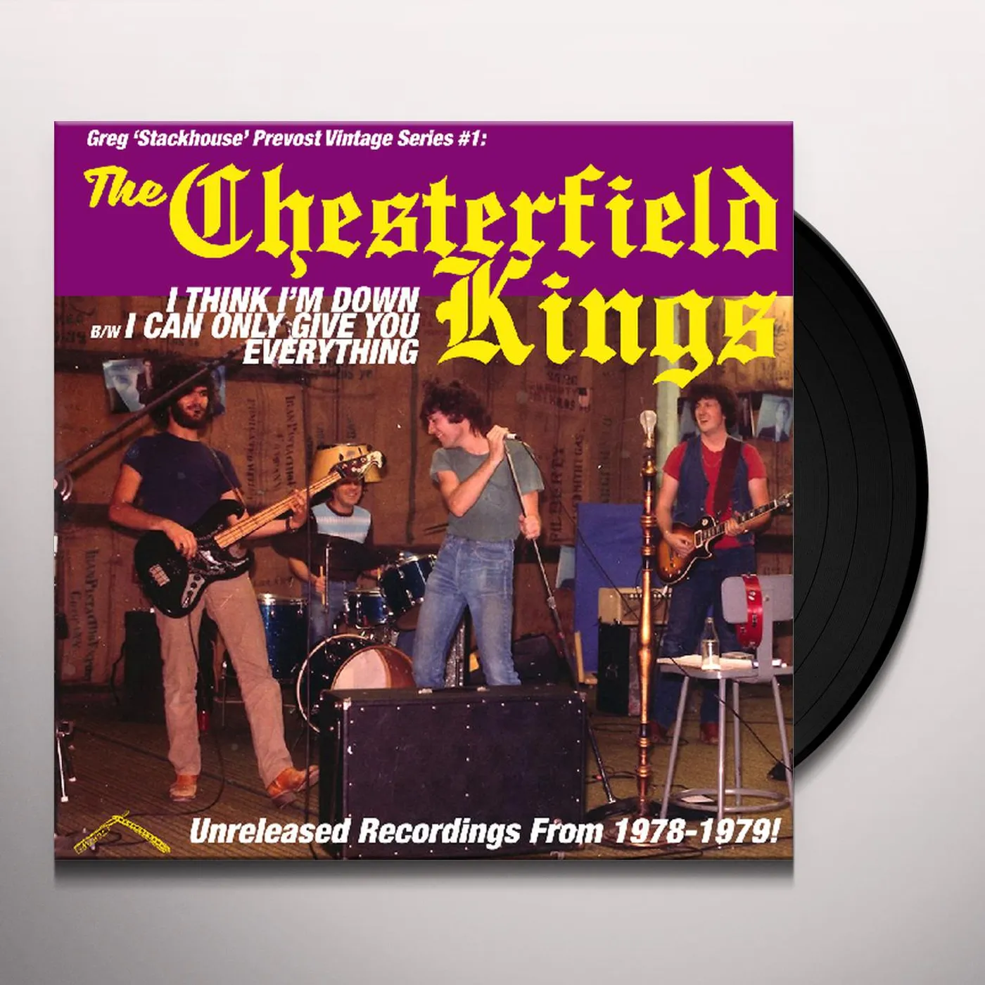 The Chesterfield Kings I THINK I'M DOWN / I CAN ONLY GIVE YOU EVERYTHING Vinyl Record