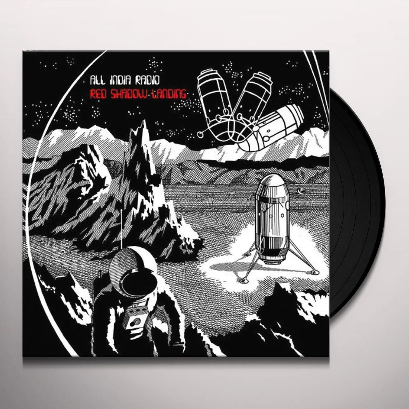 All India Radio Red Shadow Landing Vinyl Record