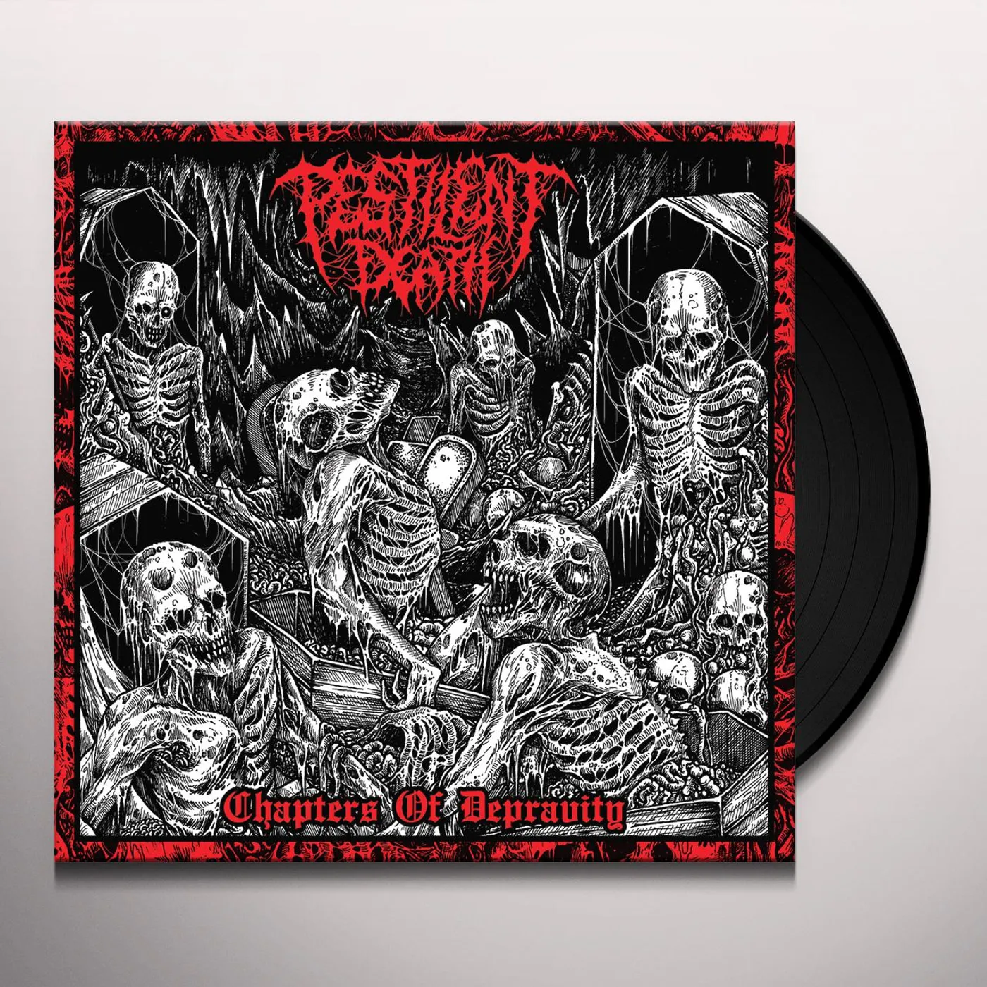 Pestilent Death Chapters of depravity Vinyl Record
