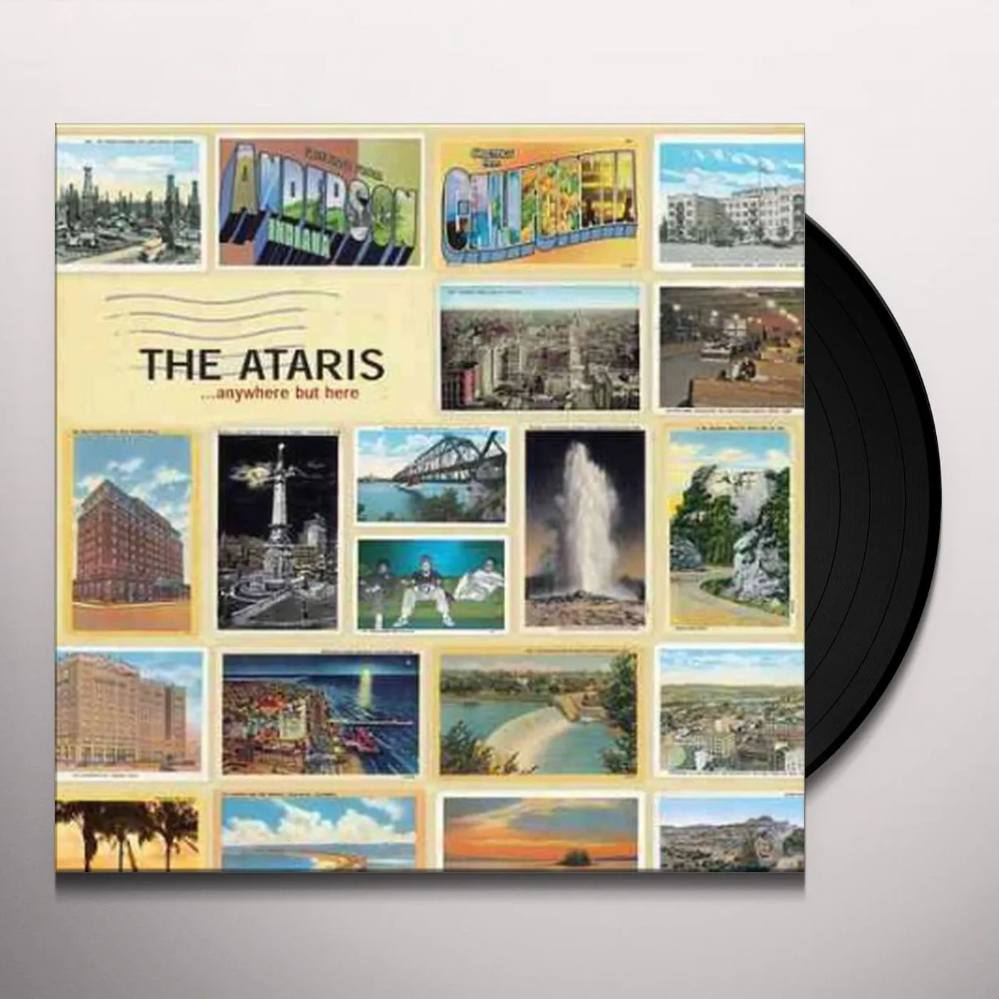 The Ataris ANYWHERE BUT HERE Vinyl Record