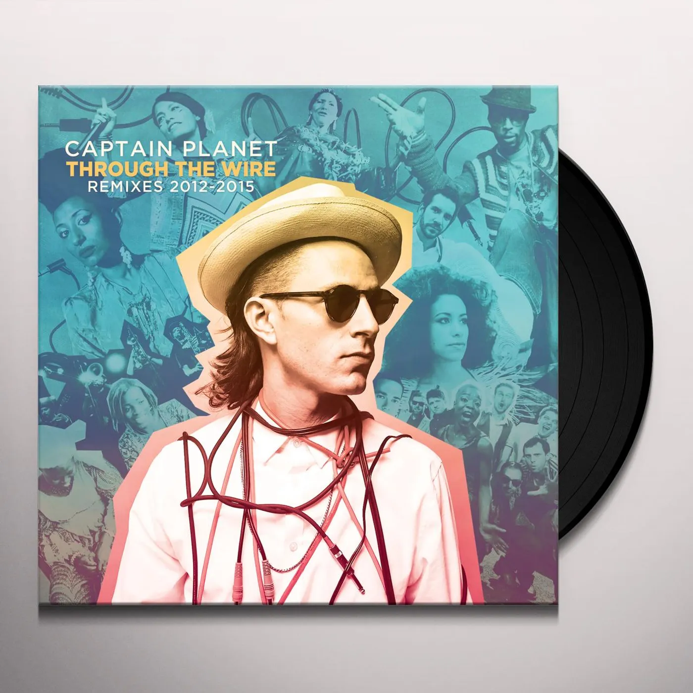 Captain Planet THROUGH THE WIRE: REMIXES 2012-2015 Vinyl Record