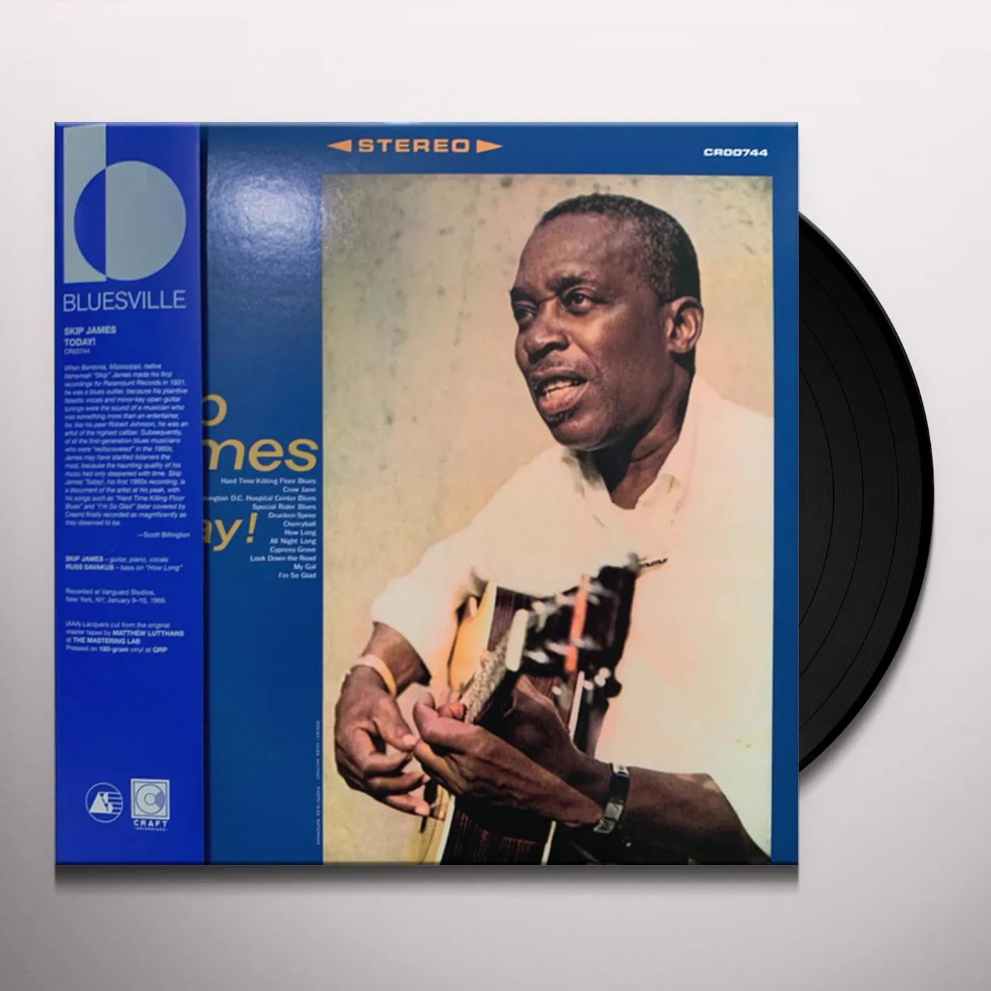 Skip James TODAY! (BLUESVILLE ACOUSTIC SOUNDS SERIES) Vinyl Record