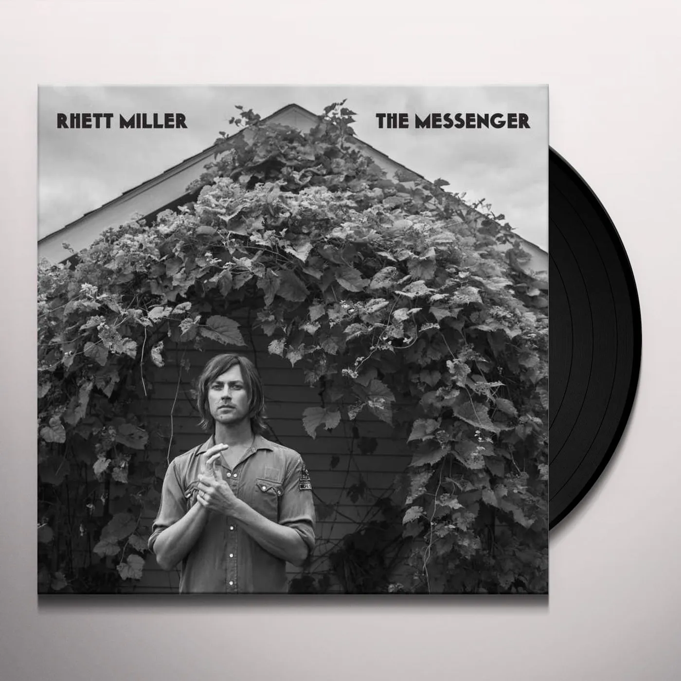 Rhett Miller MESSENGER (CLEAR WITH BLACK SMOKE) Vinyl Record