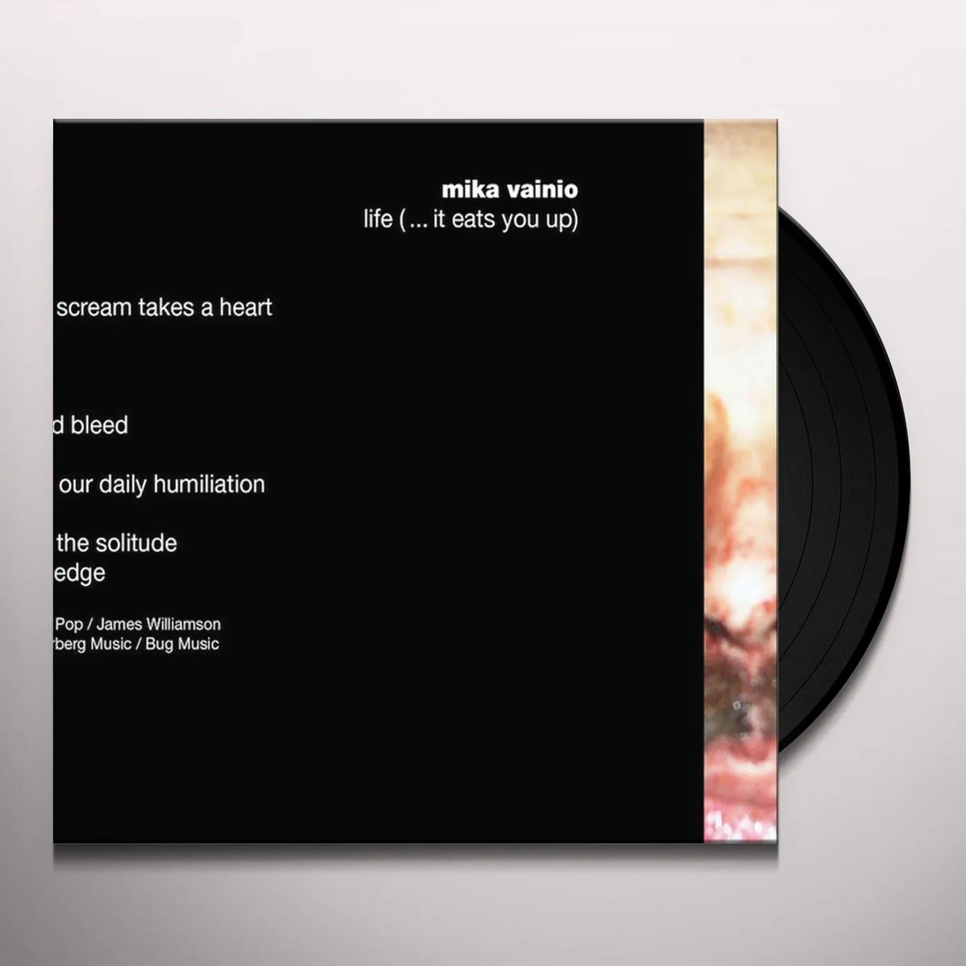 Mika Vainio LIFE IT EATS YOU UP Vinyl Record