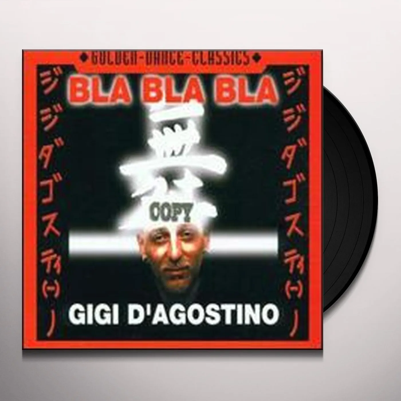 Gigi D'Agostino BLA BLA BLA 2003 Vinyl Record