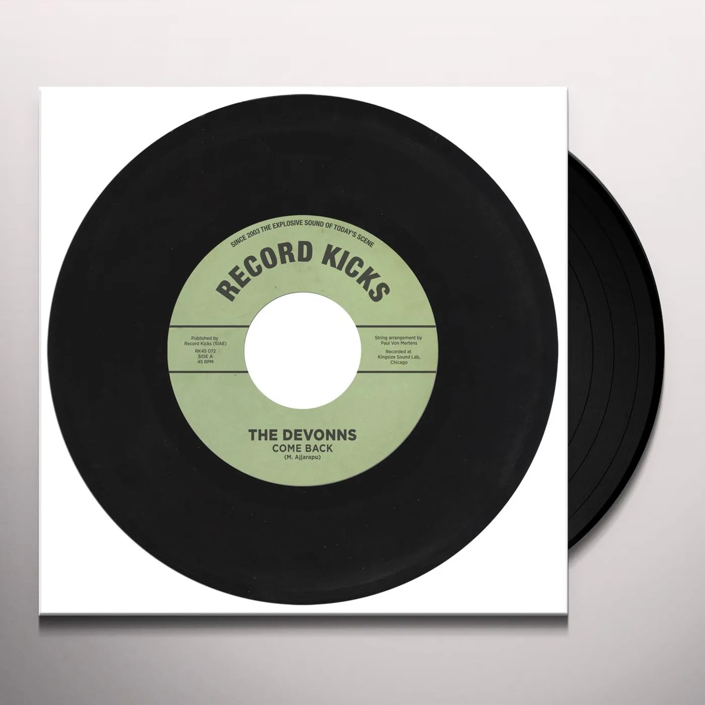 The Devonns COME BACK / THINK I'M FALLING IN LOVE Vinyl Record