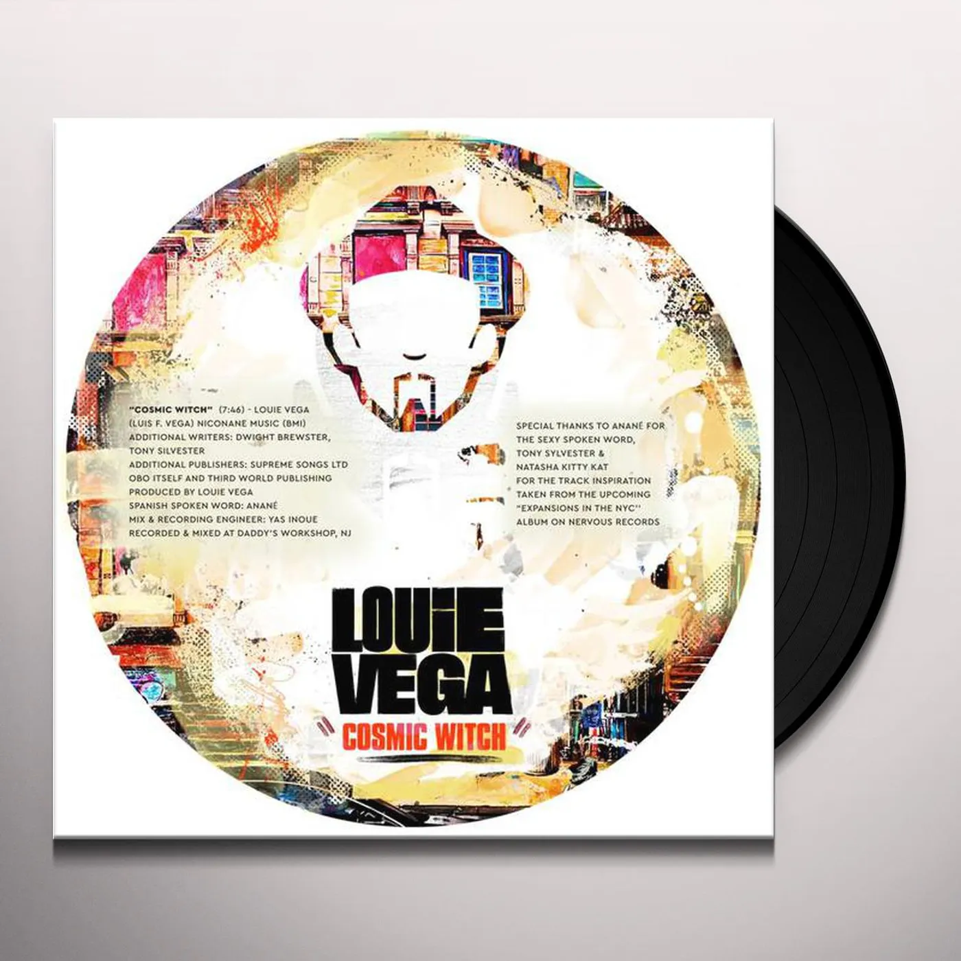 Louie Vega COSMIC WITCH / PLACE WHERE WE CAN ALL BE FREE Vinyl Record