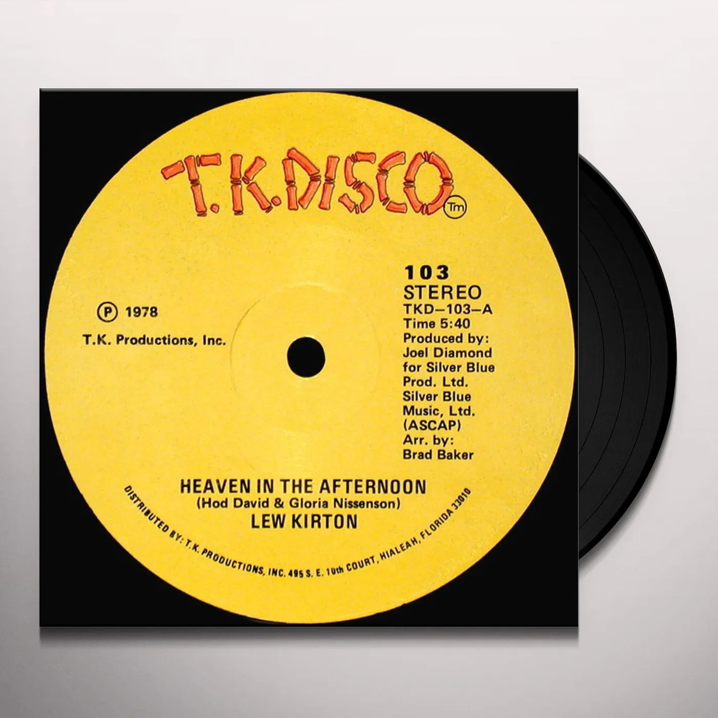 Lew Kirton Heaven In The Afternoon Vinyl Record