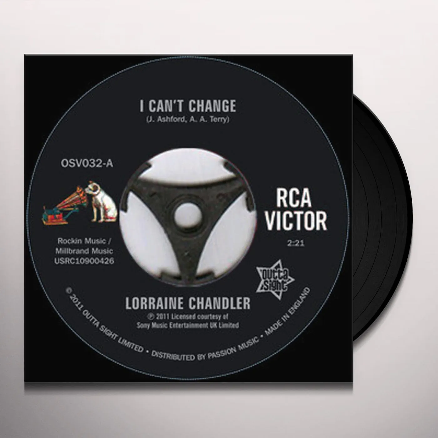 Lorraine Chandler I CAN'T CHANGE/YOU ONLY LIVE TWICE Vinyl Record