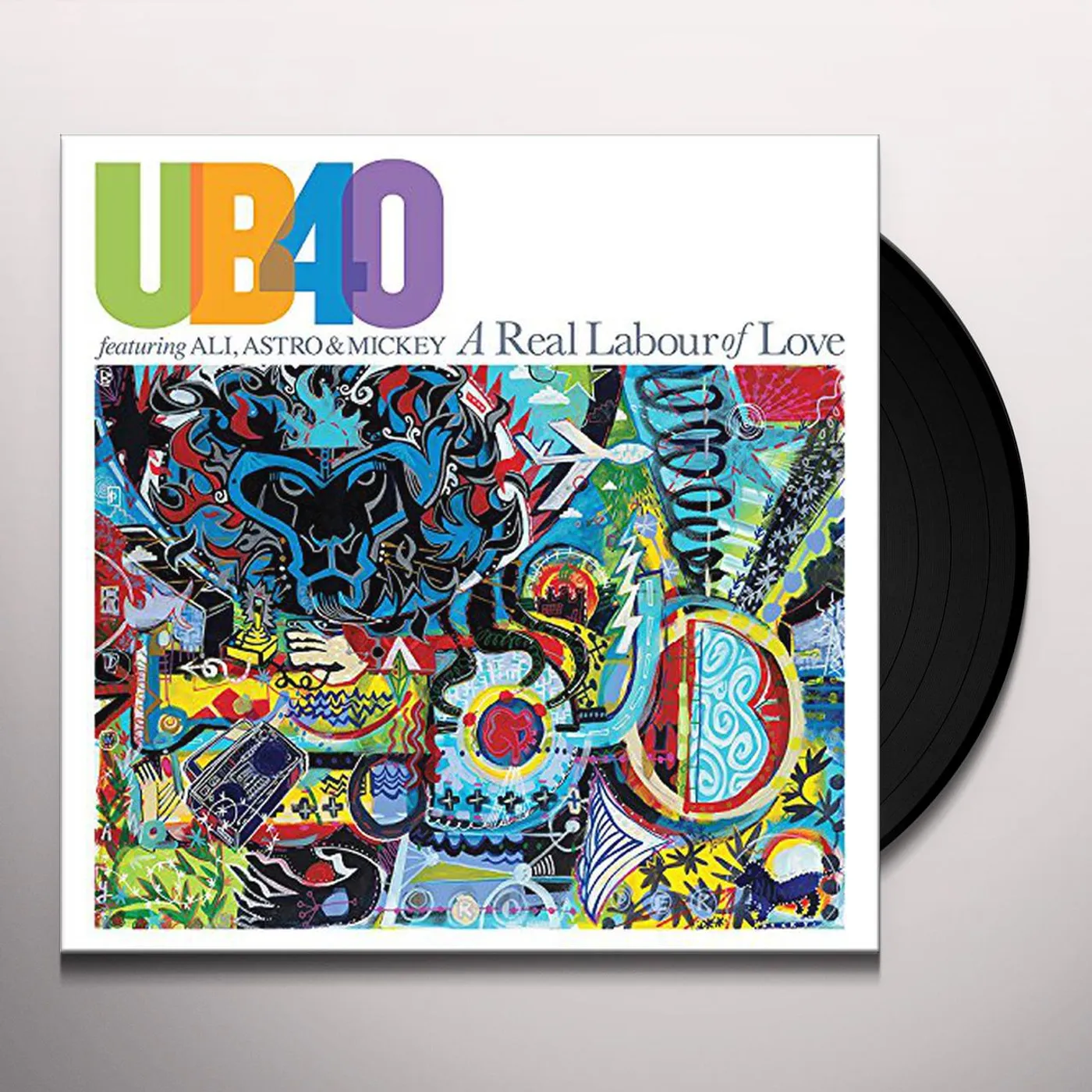 UB40 featuring Ali, Astro & Mickey REAL LABOUR OF LOVE Vinyl Record