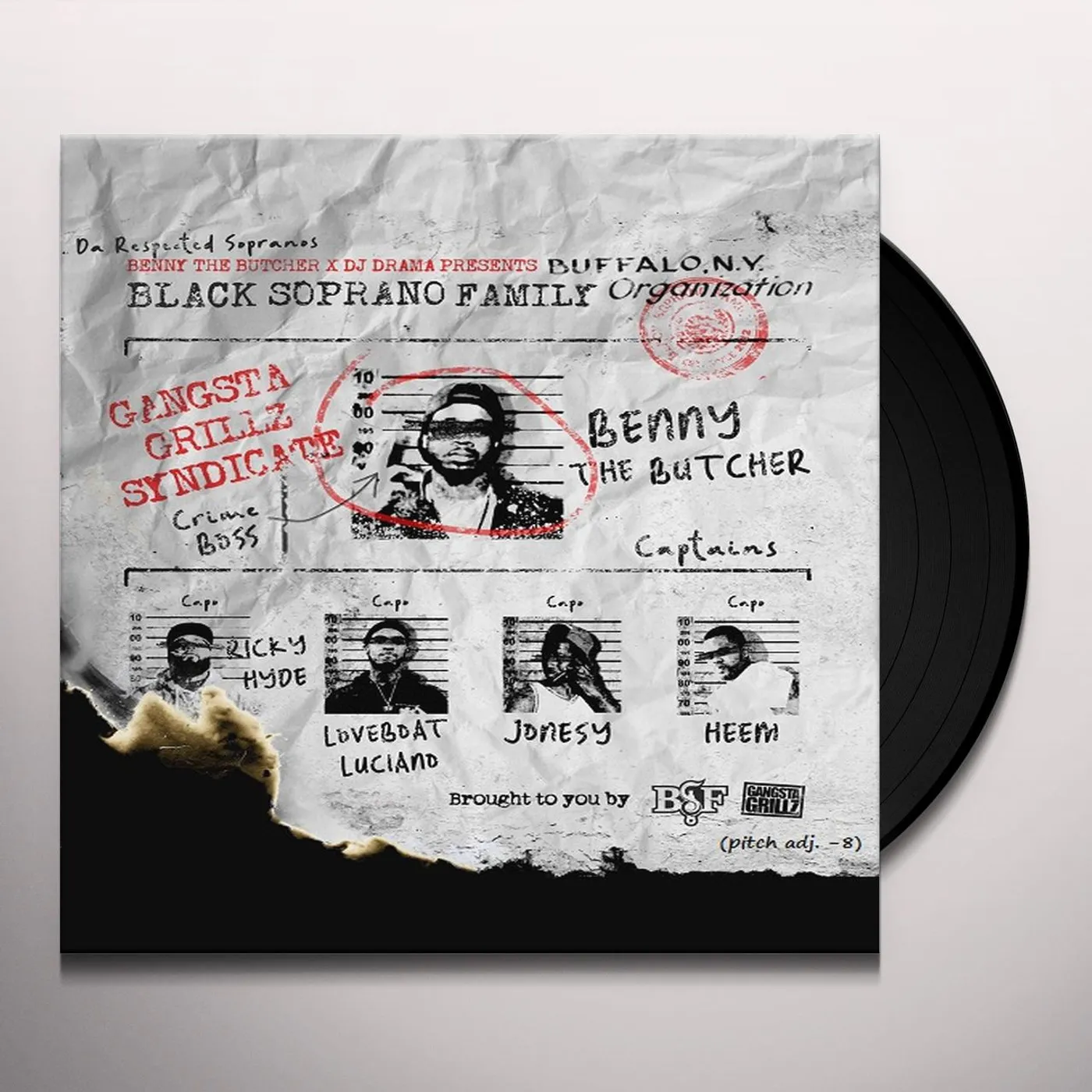 Black Soprano Family / Benny The Butcher BENNY THE BUTCHER & DJ DRAMA PRESENT: RESPECTED Vinyl Record