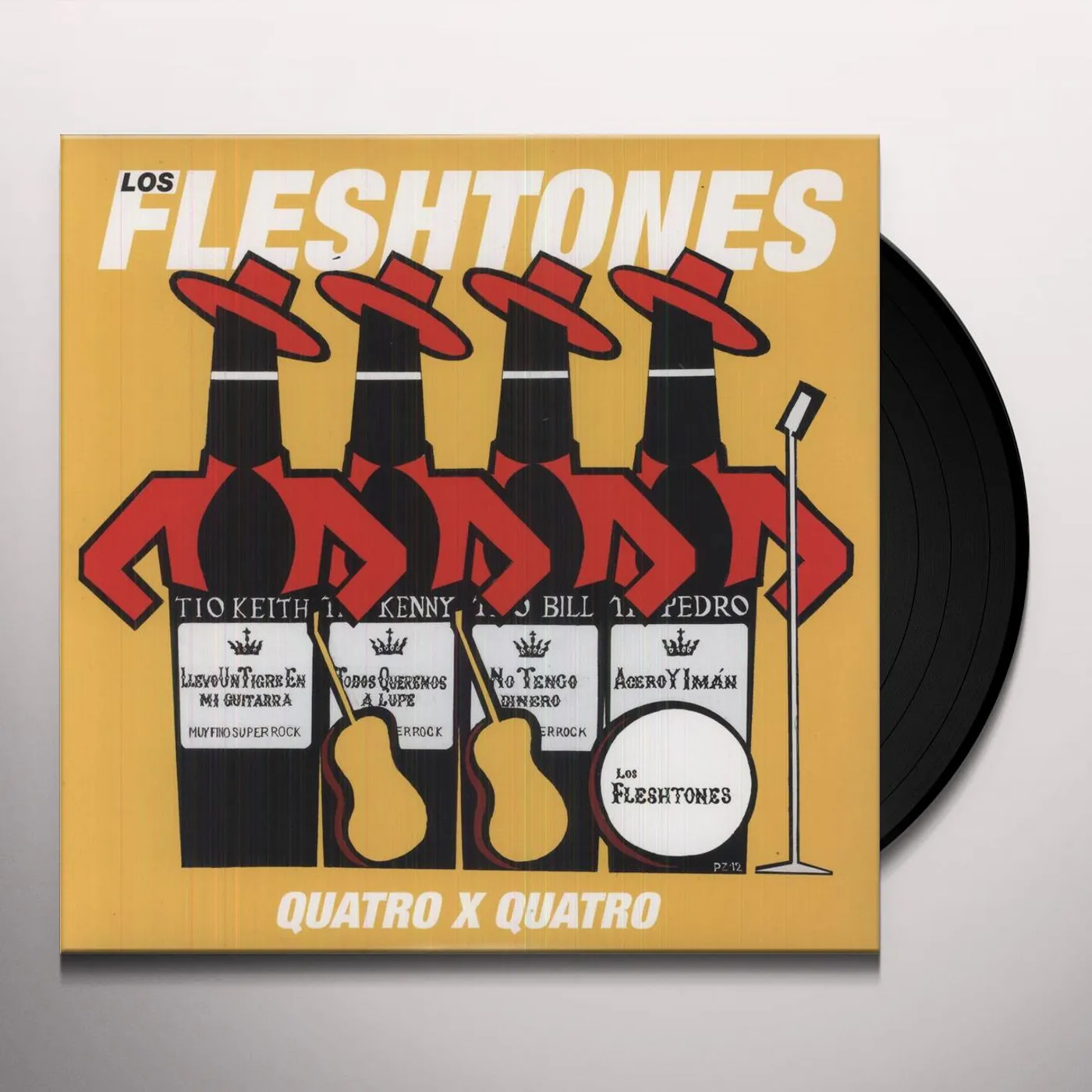 The Fleshtones Quatro x Quatro Vinyl Record