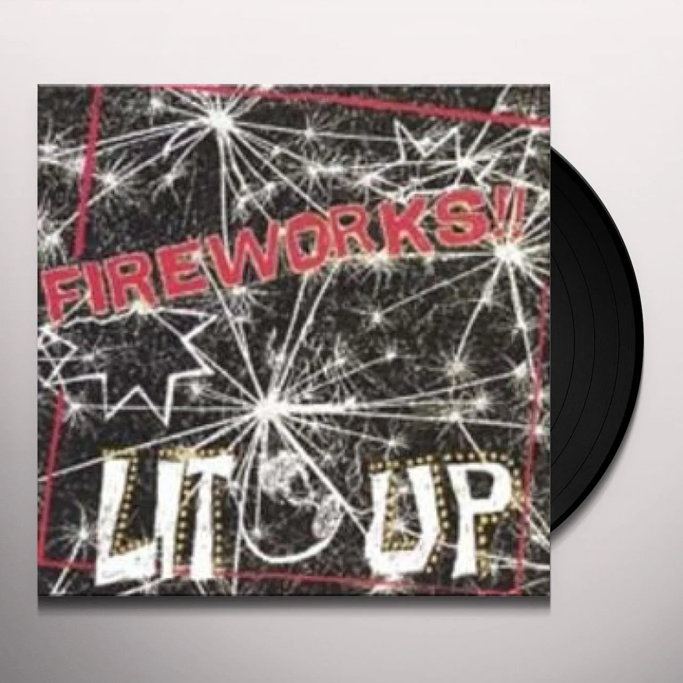 Fireworks Lit Up Vinyl Record