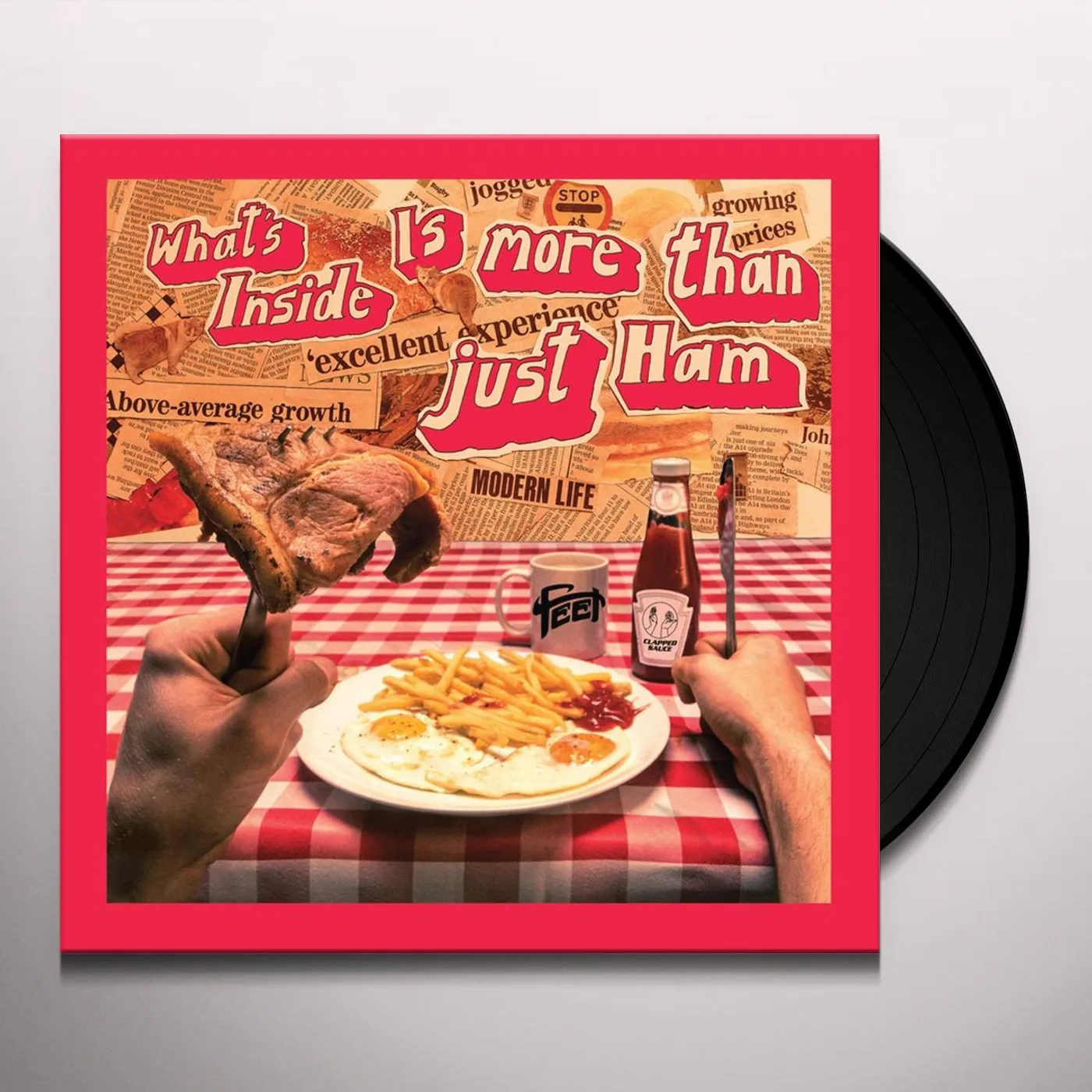 FEET What's Inside is More Than Just Ham Vinyl Record