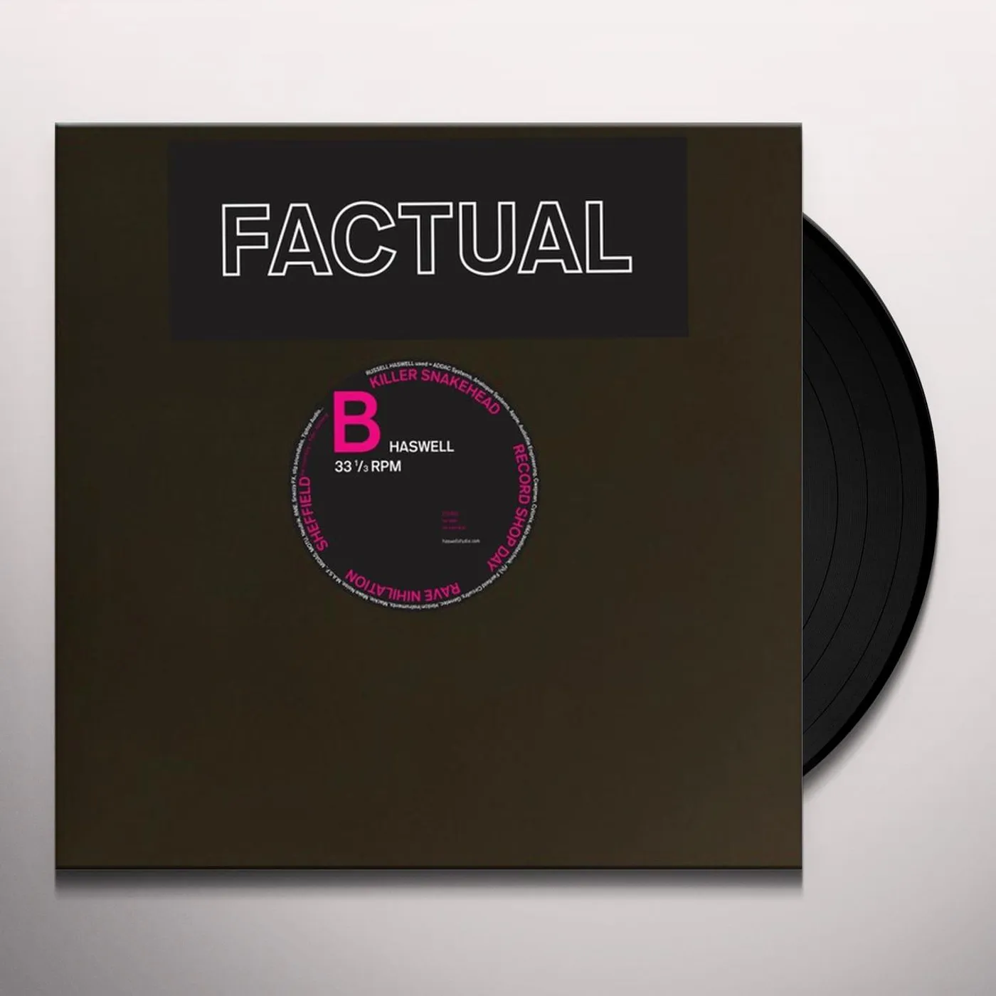 Russell Haswell Factual Vinyl Record