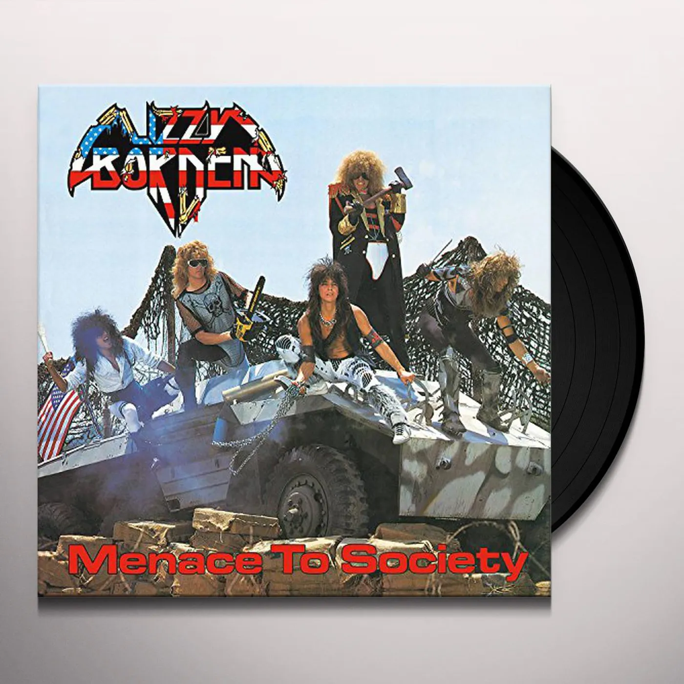 Lizzy Borden Menace to Society Vinyl Record