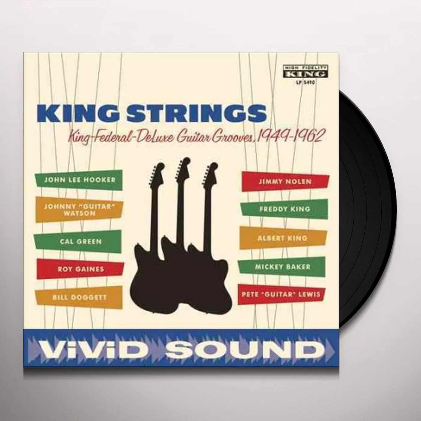 KING STRINGS KING FEDERAL DELUXE GUITAR GROOVES 1949-1962 Vinyl Record