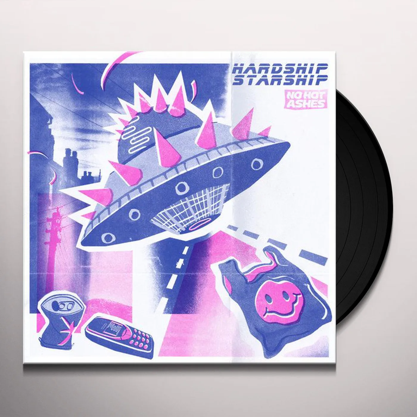 No Hot Ashes HARDSHIP STARSHIP Vinyl Record