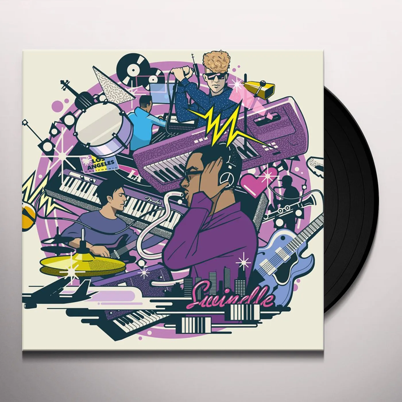 Swindle PURPLE WALLS Vinyl Record
