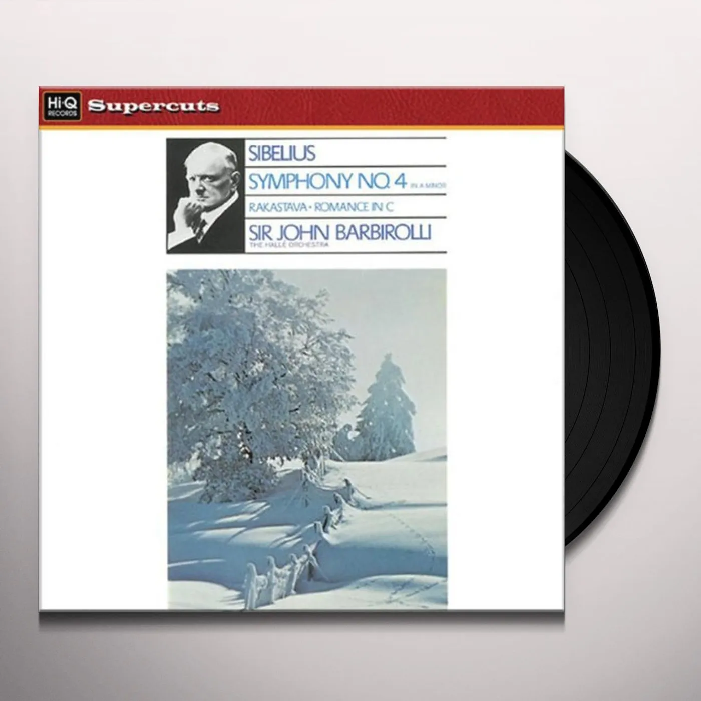 Barbirolli / Halle Orchestra SIBELIUS SYM 4 Vinyl Record