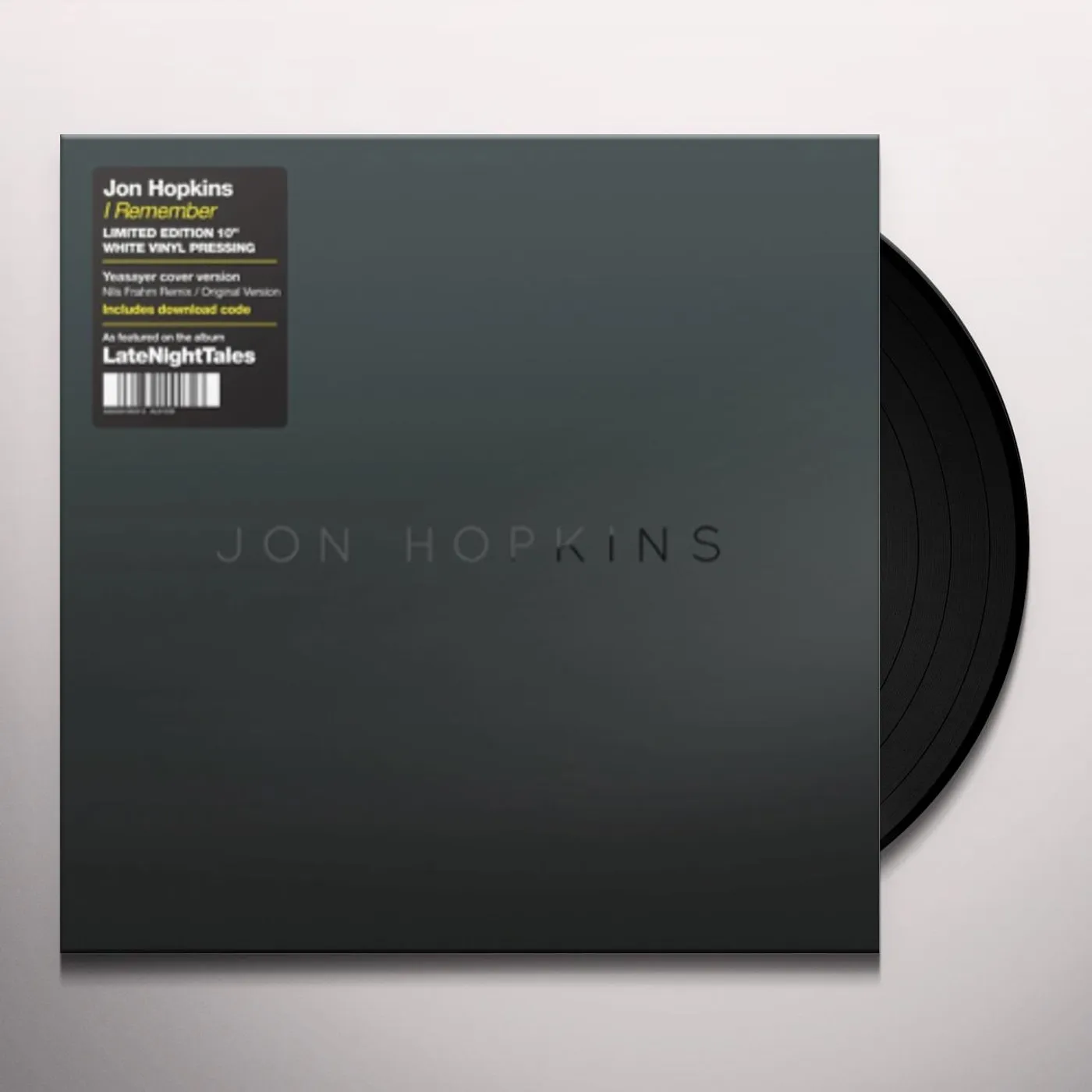 Jon Hopkins REMEMBER (NILS FRAHM REMIX) Vinyl Record