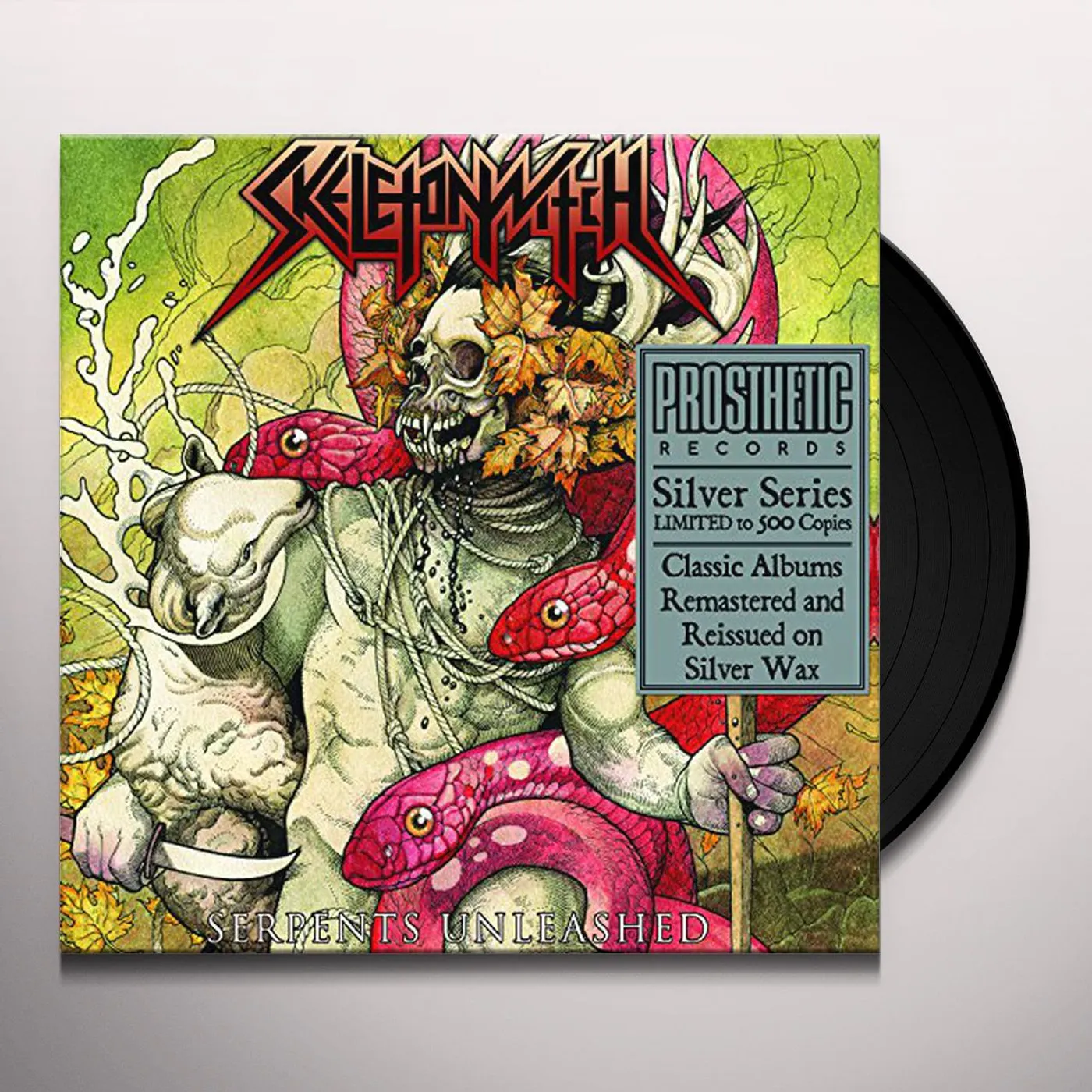 Skeletonwitch SERPENTS UNLEASHED (SILVER EDITION) Vinyl Record