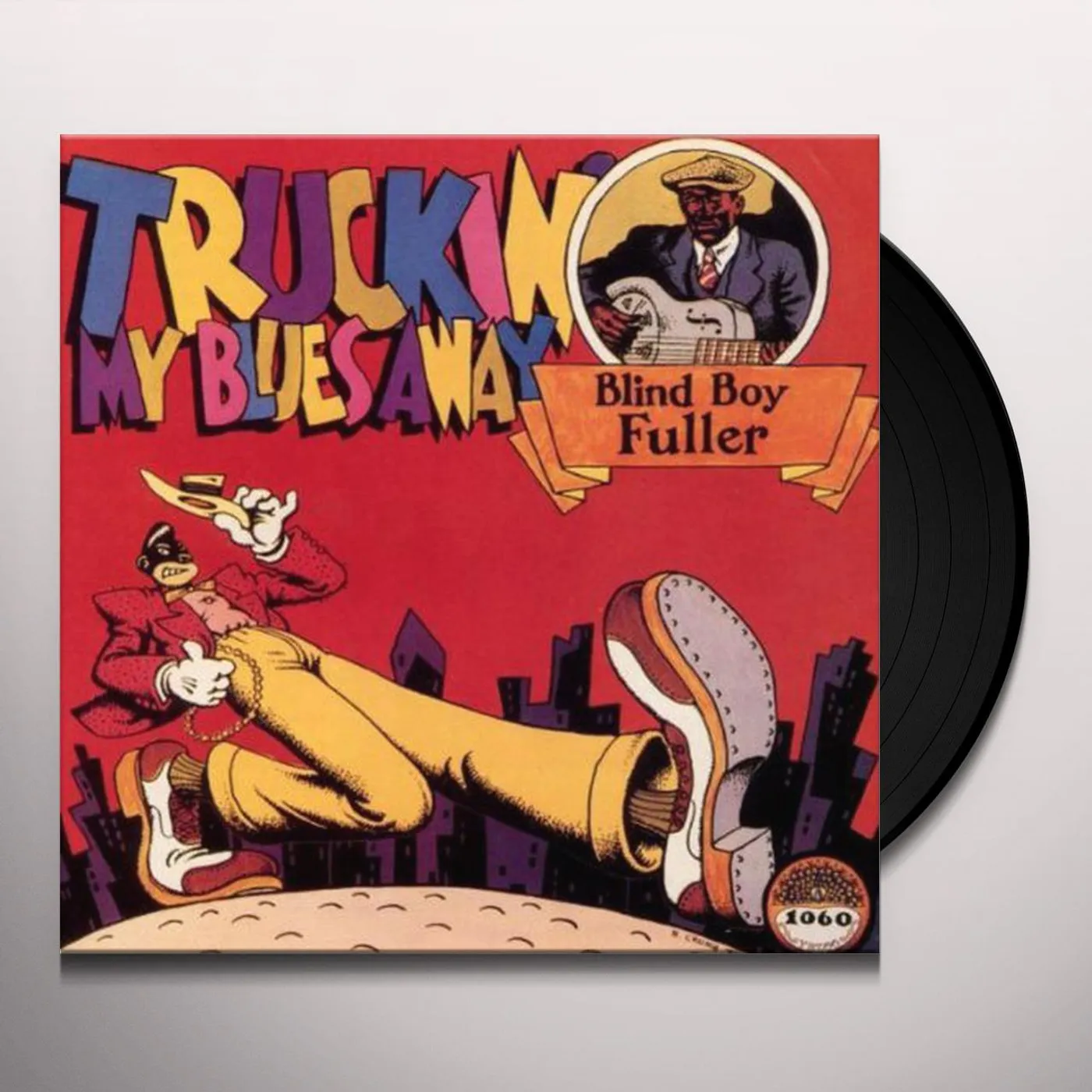 Blind Boy Fuller TRUCKIN' MY BLUES AWAY Vinyl Record