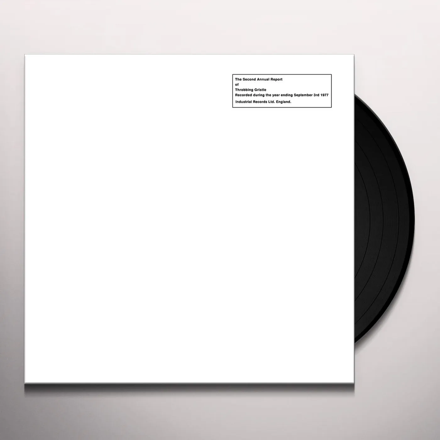 Throbbing Gristle SECOND ANNUAL REPORT Vinyl Record