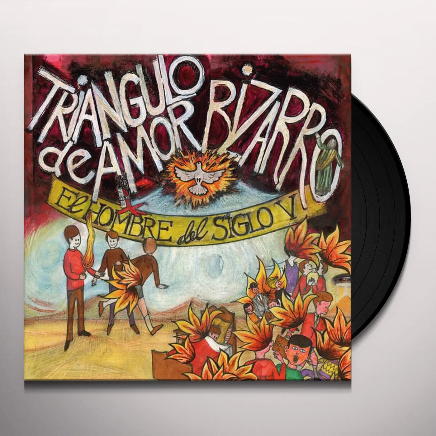 Triángulo de Amor Bizarro EL HOMBRE DEL SIGLO V - RED VINYL Vinyl Record