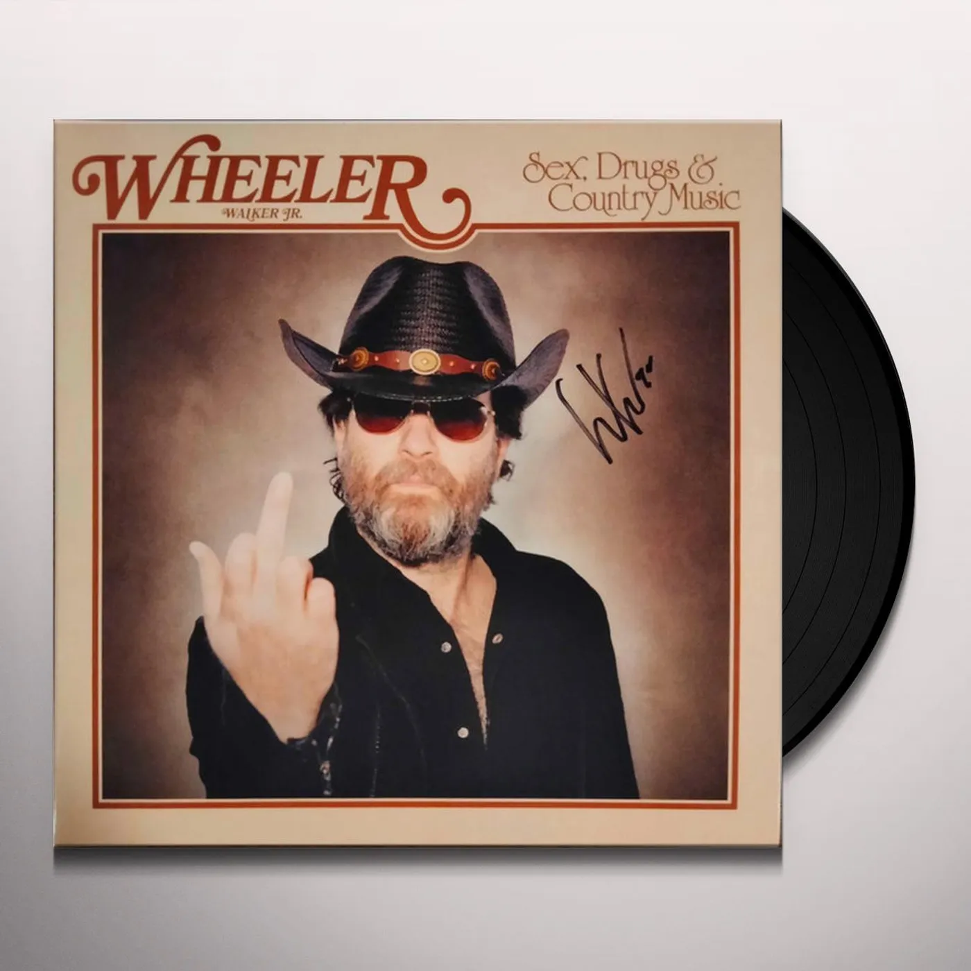 Wheeler Walker Jr. Sex Drugs & Country Music Vinyl Record