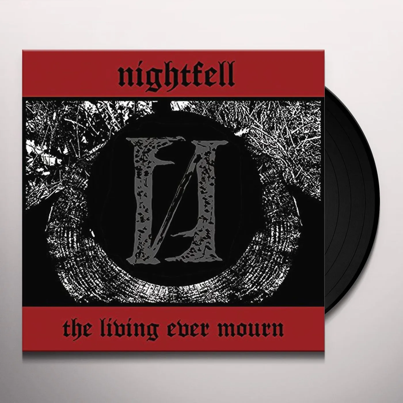 Nightfell LIVING EVER MOURN Vinyl Record