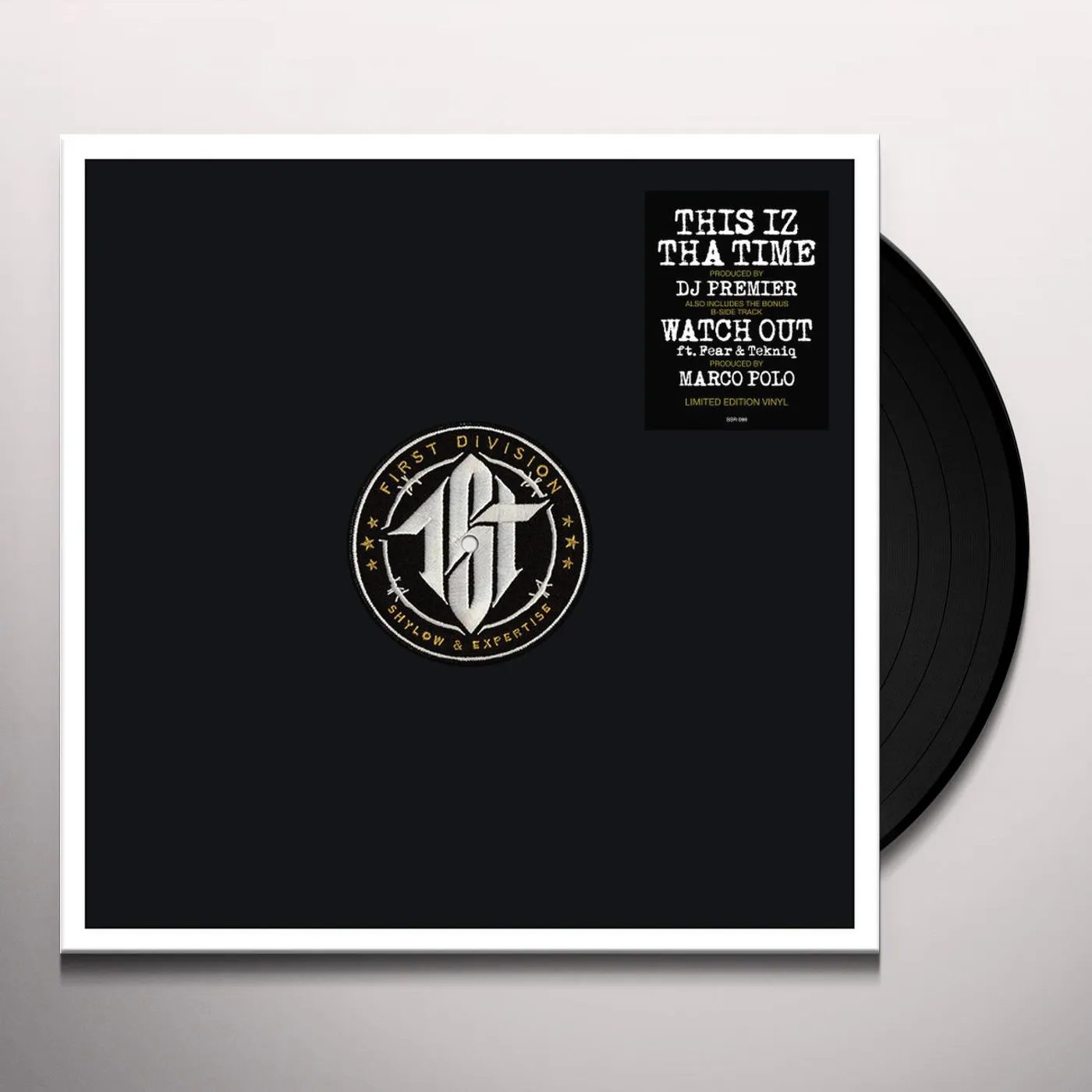 First Division THIS IZ THA TIME (PRODUCED BY DJ PREMIER) Vinyl Record