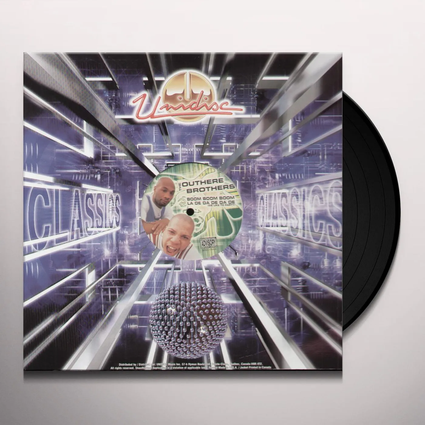 Outhere Brothers BOOM BOOM BOOM/LA DE DA DE DA DE (WE LIKE TOA) Vinyl Record