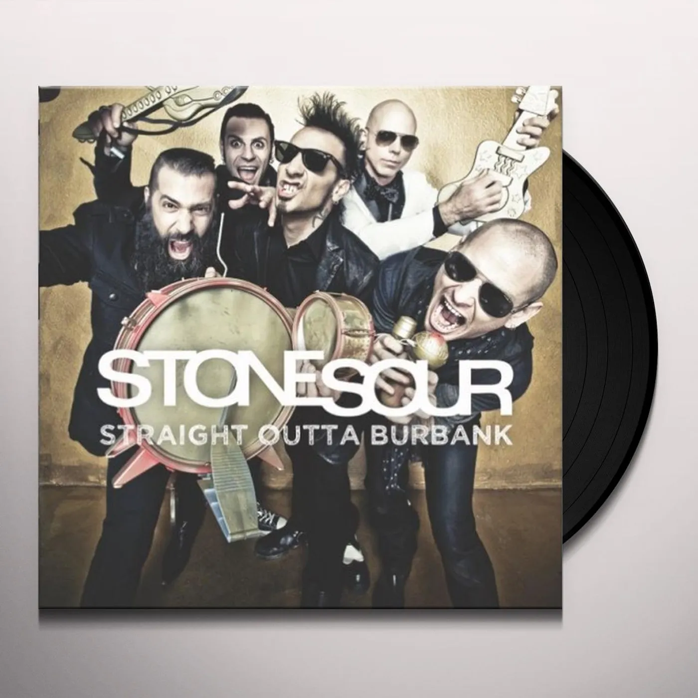 Stone Sour Straight Outta Burbank (Clear/gold/dl Card) Vinyl Record