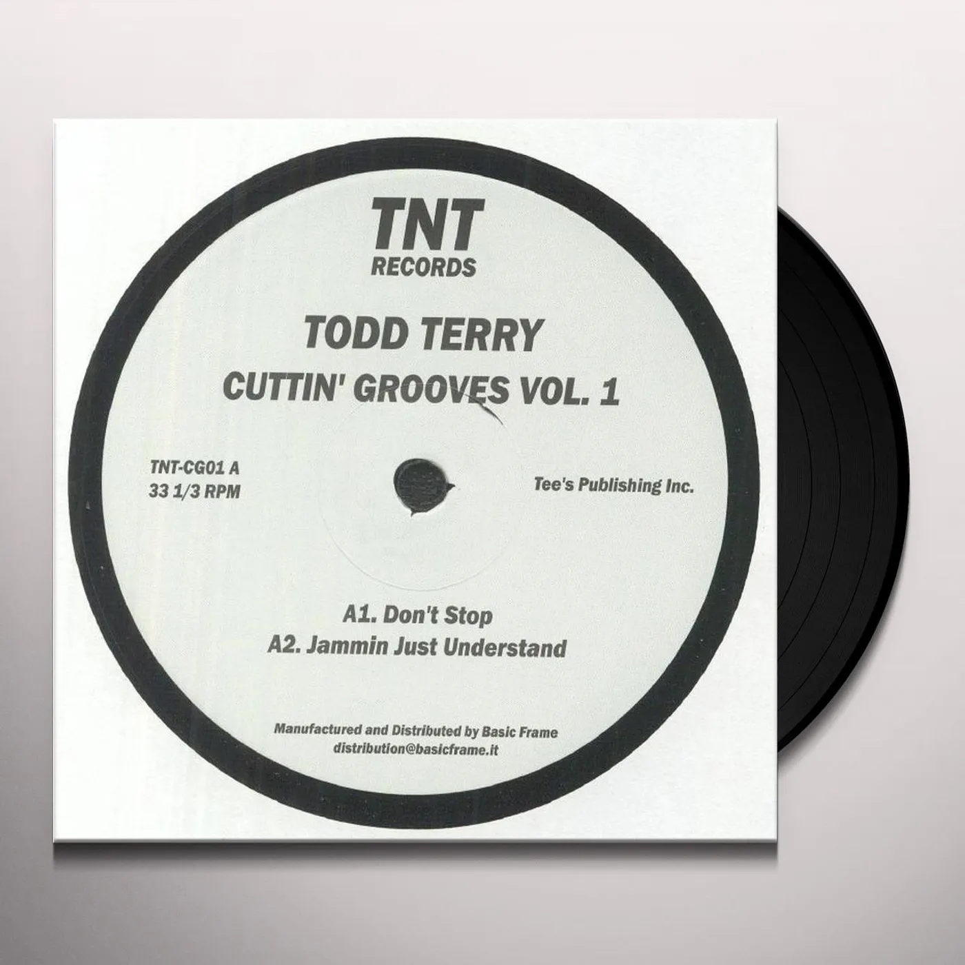 Todd Terry CUTTIN GROOVES VOL 1 Vinyl Record
