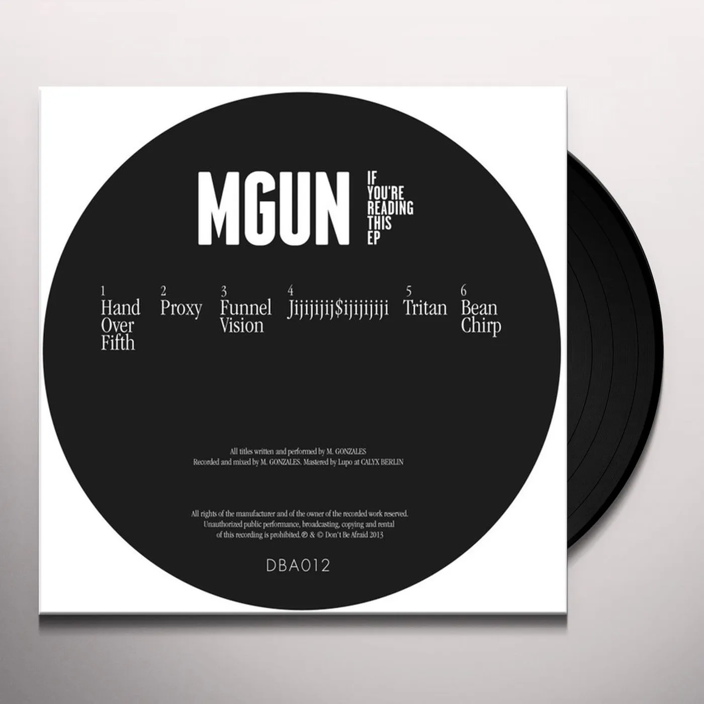 MGUN If You're Reading This EP Vinyl Record