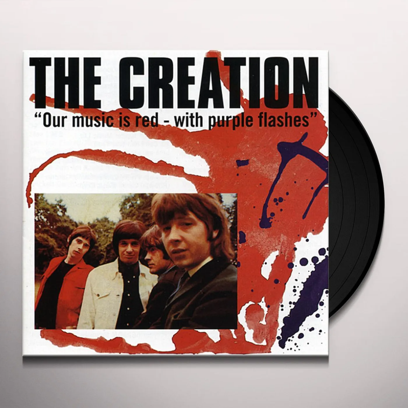 The Creation OUR MUSIC IS RED WITH PURPLE FLASHES Vinyl Record