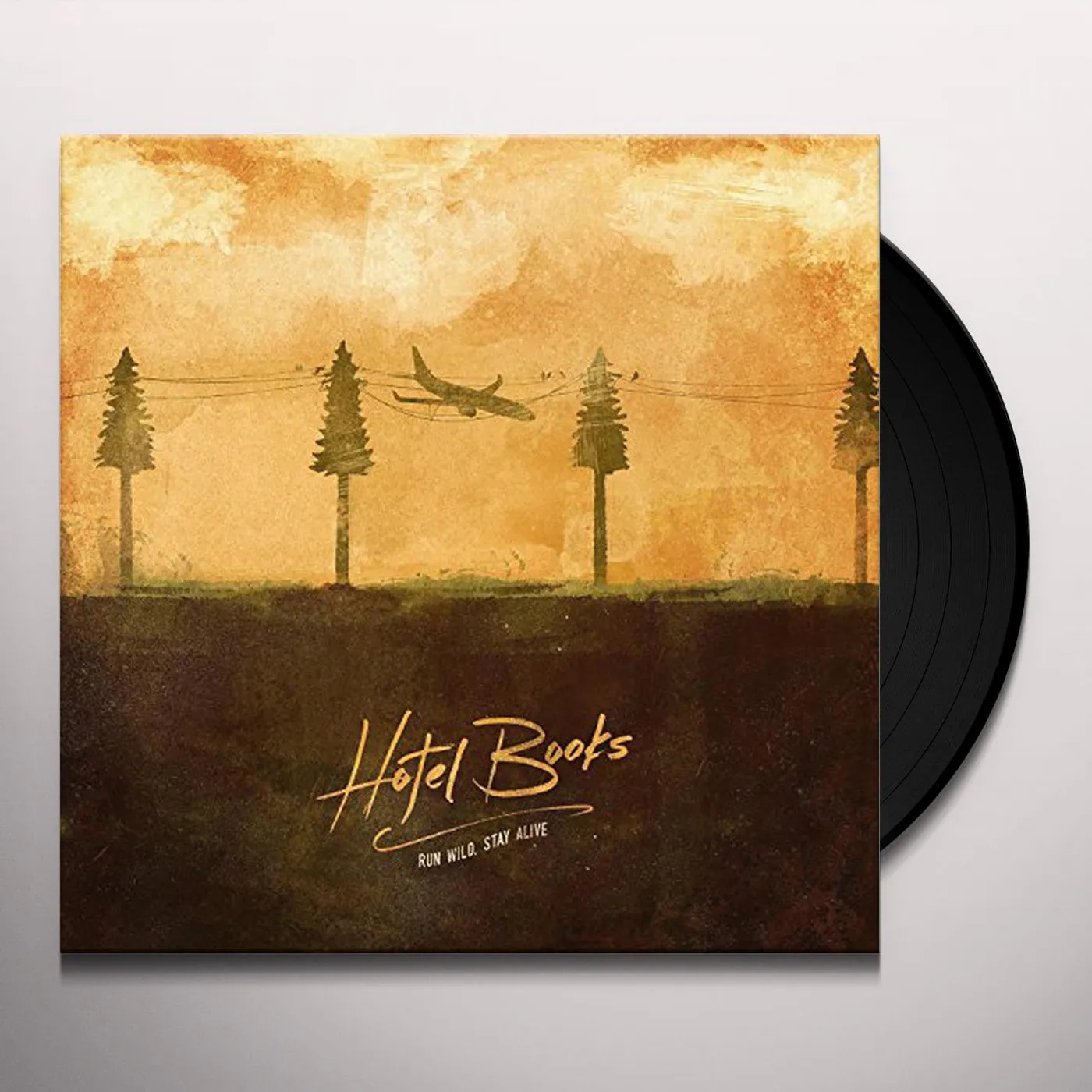 Hotel Books RUN WILD STAY ALIVE Vinyl Record