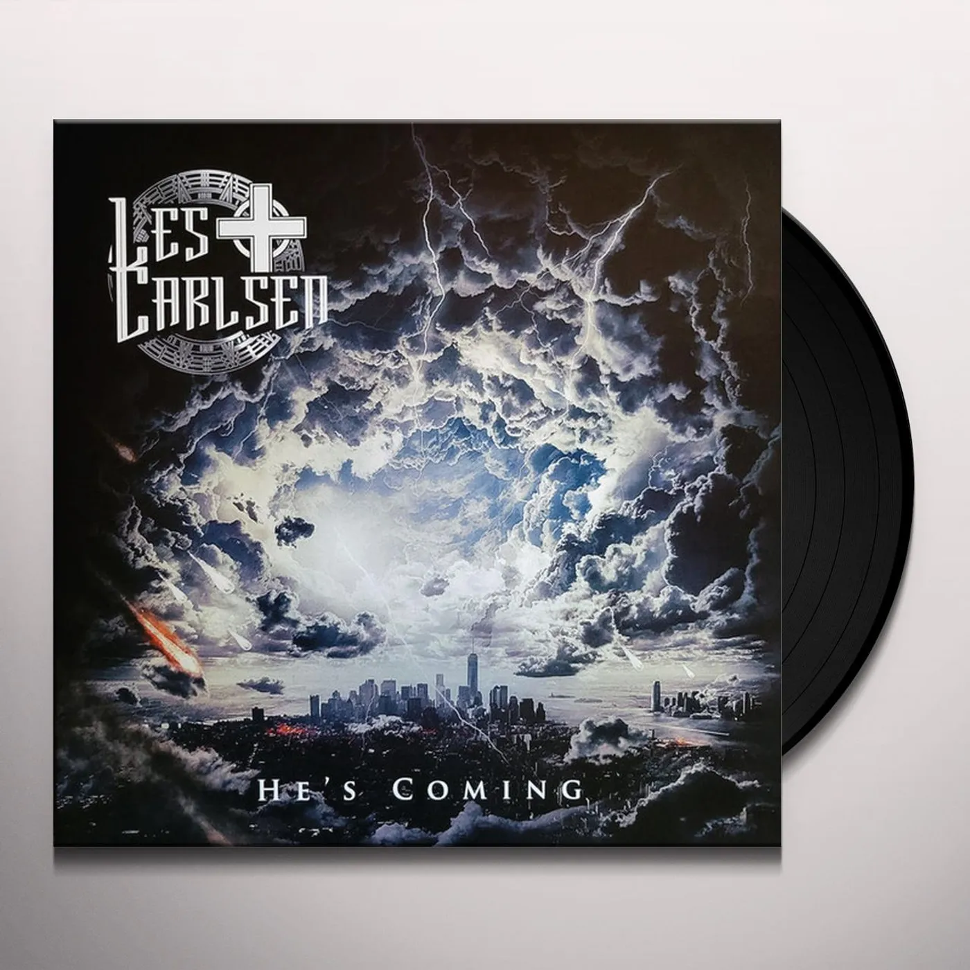 Les Carlsen He's Coming Vinyl Record