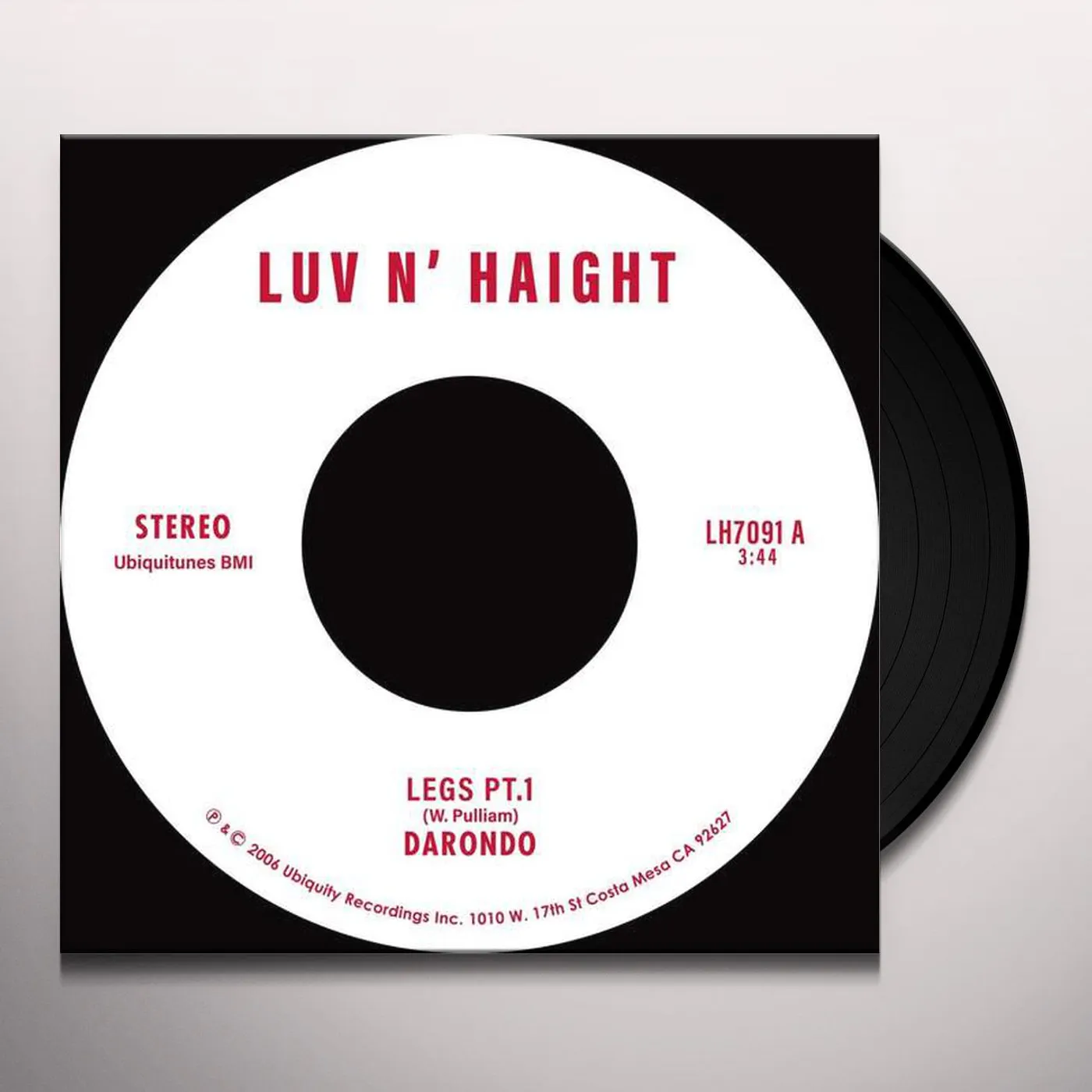 Darondo LEGS PT. 1 / LET MY PEOPLE GO Vinyl Record