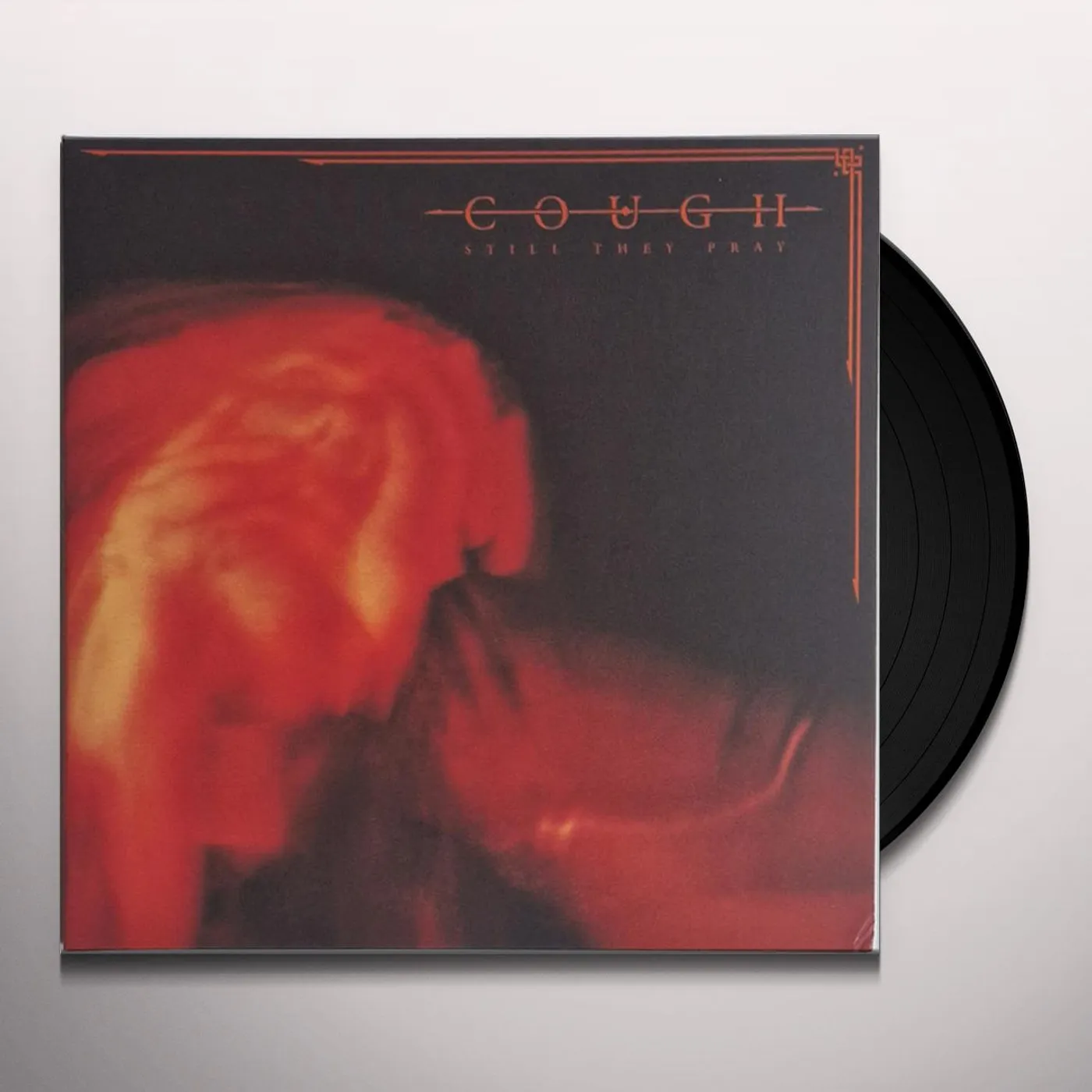 Cough STILL THEY PRAY (BLACK ICE W/ HALLOWEEN ORANGE, NEON ORANGE & MUSTARD SPLATTER/2LP) Vinyl Record