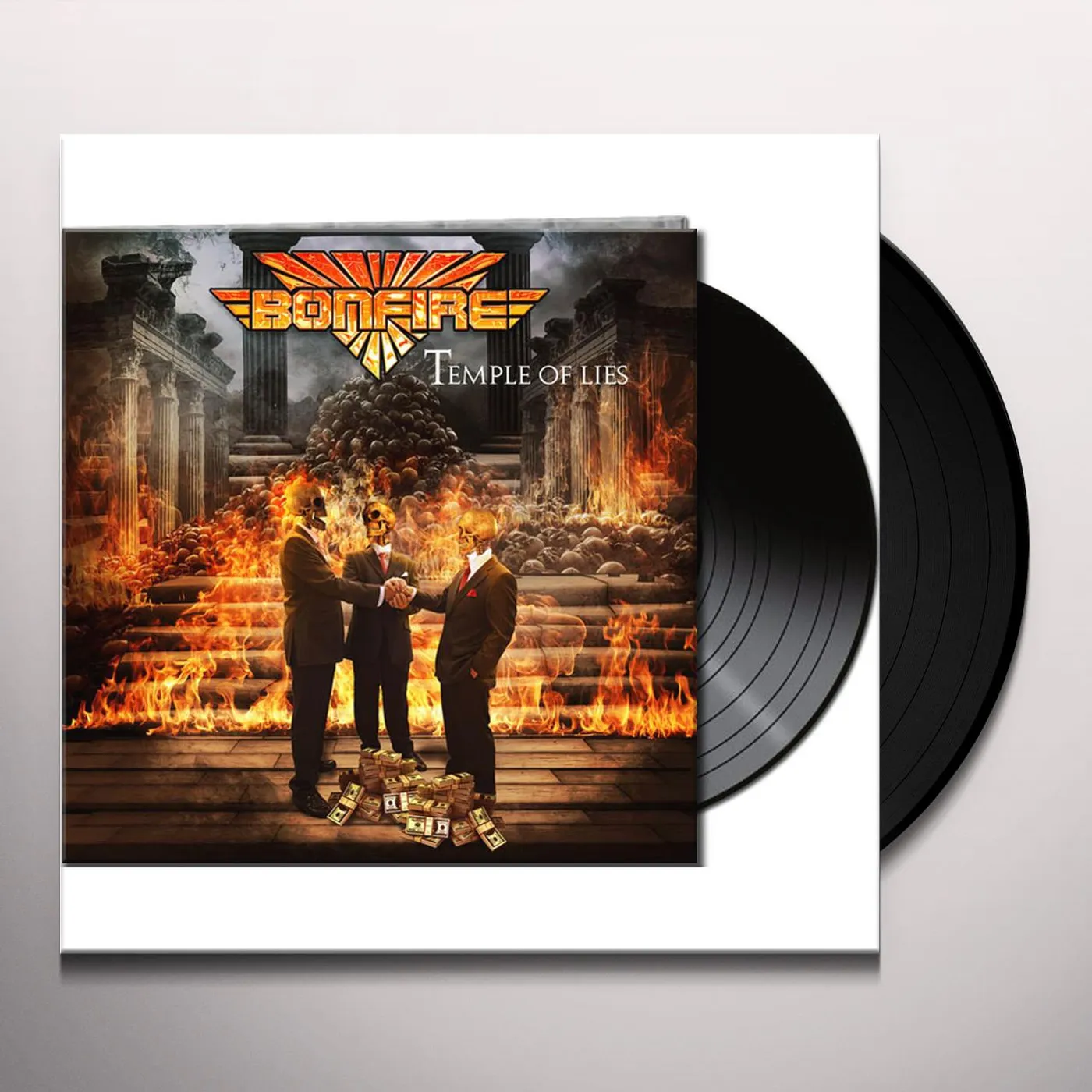 Bonfire TEMPLE OF LIES Vinyl Record