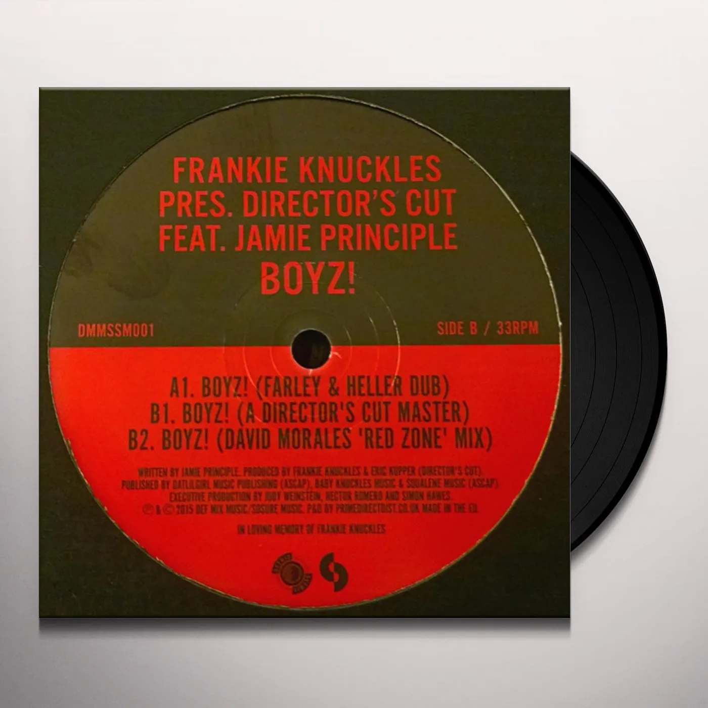 Frankie Knuckles BOYZ! Vinyl Record