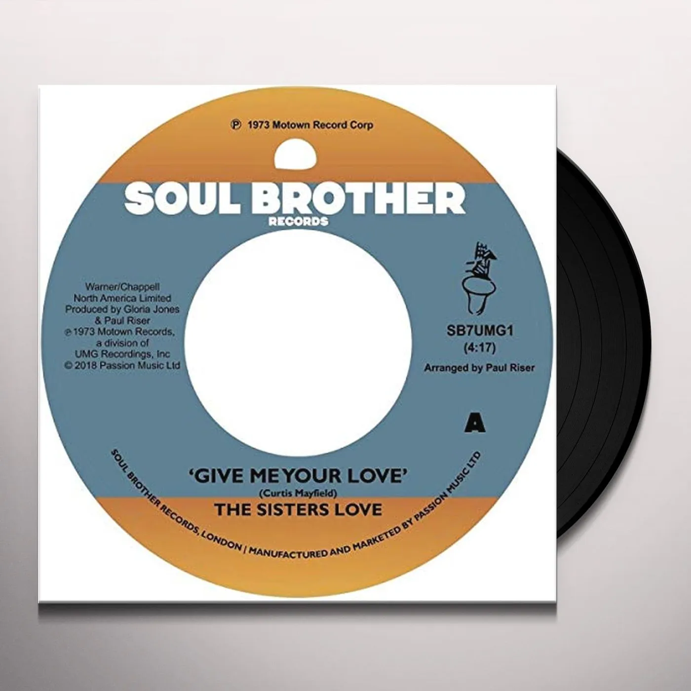 Sisters Love GIVE ME YOUR LOVE / TRY IT YOU'LL LIKE IT Vinyl Record