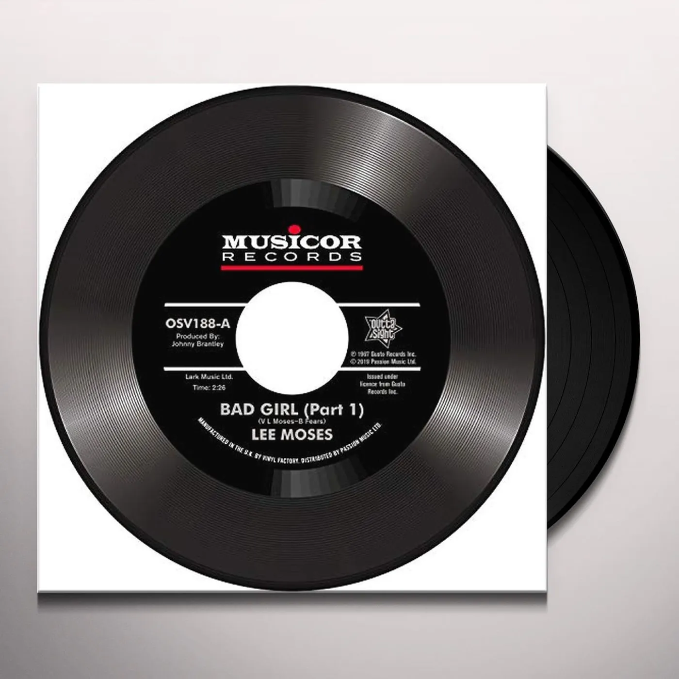 Lee Moses Bad Girl Vinyl Record