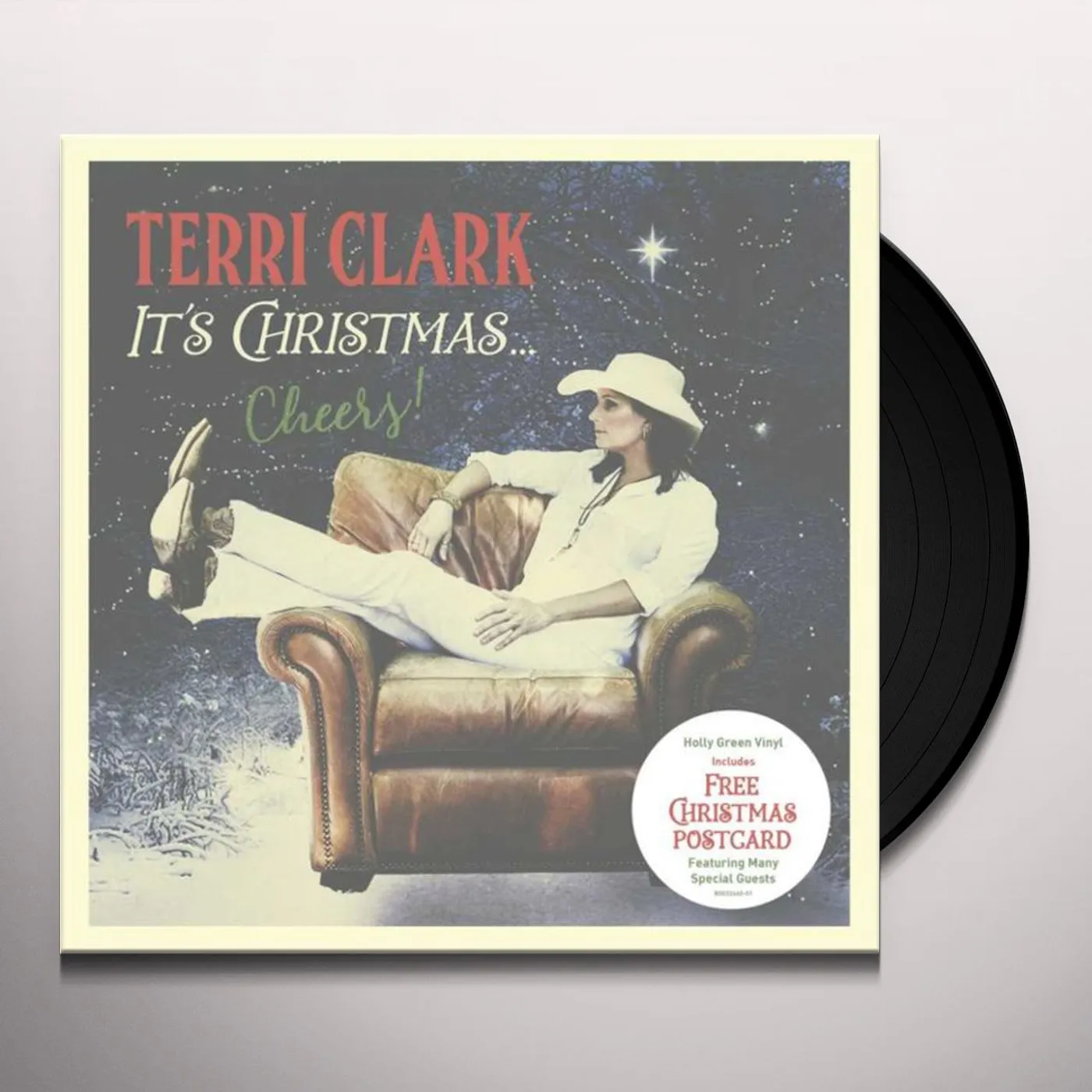 Terri Clark IT'S CHRISTMAS: CHEERS Vinyl Record