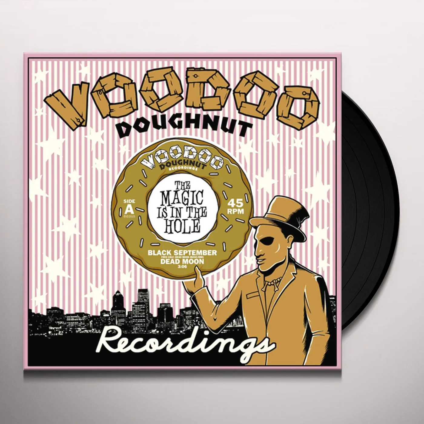 Dead Moon BLACK SEPTEMBER / FIRE IN THE WESTERN WORLD Vinyl Record