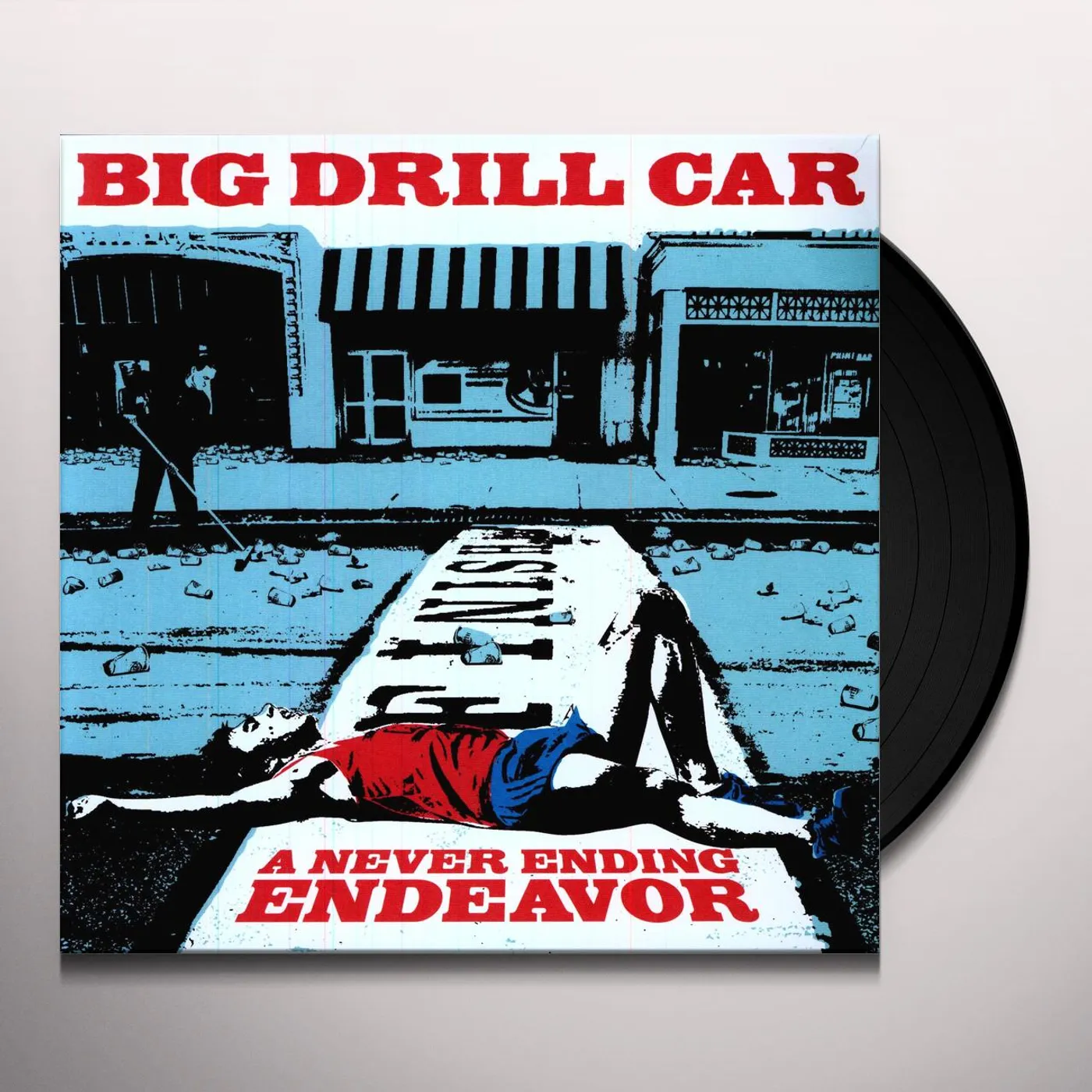 Big Drill Car NEVER ENDING ENDEAVOUR Vinyl Record - UK Release